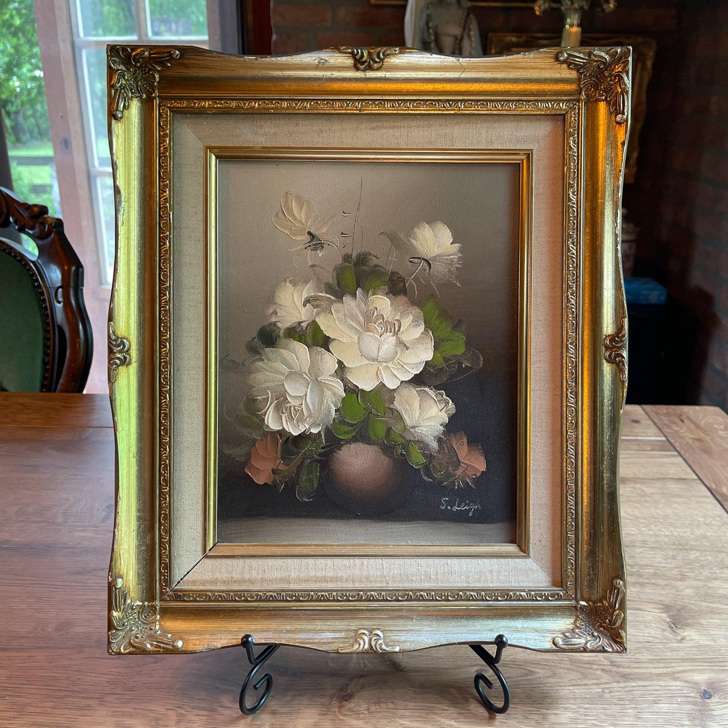 Stilleven bloemen olieverf - Bamestra Curiosa