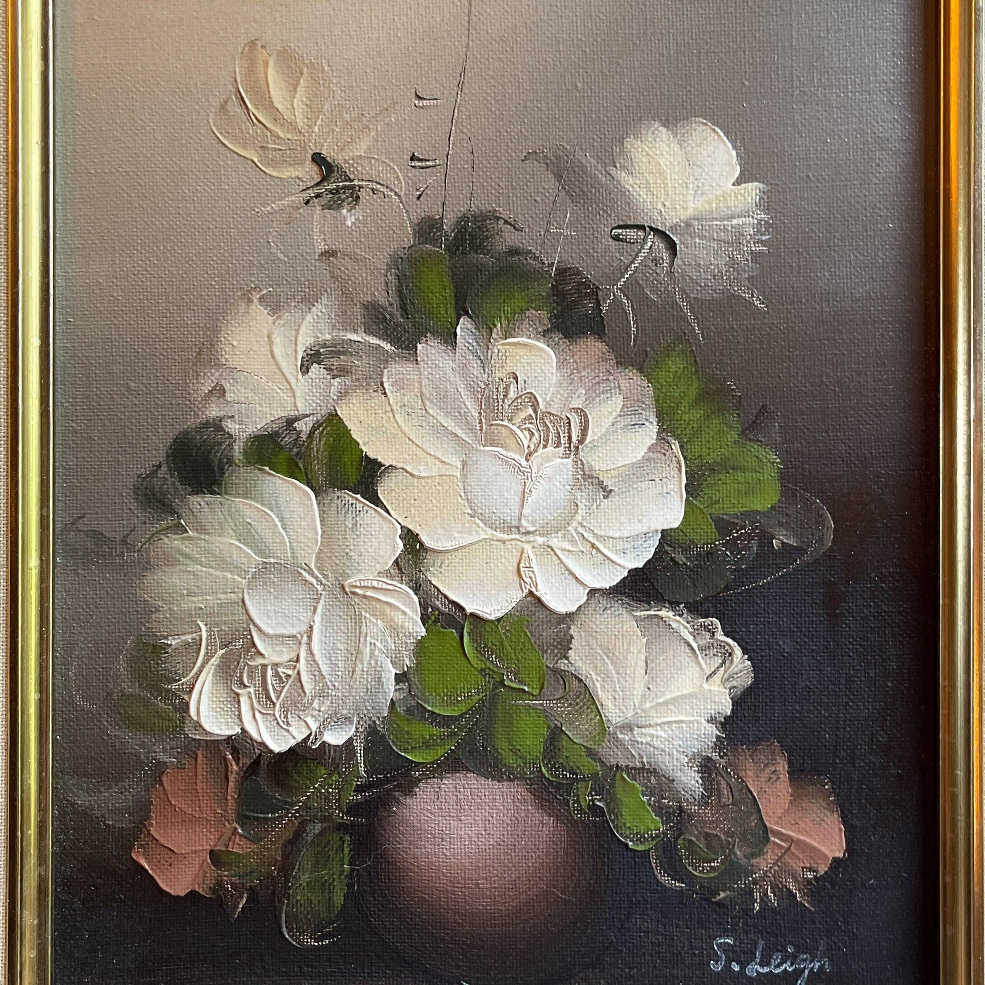 Stilleven bloemen olieverf - Bamestra Curiosa