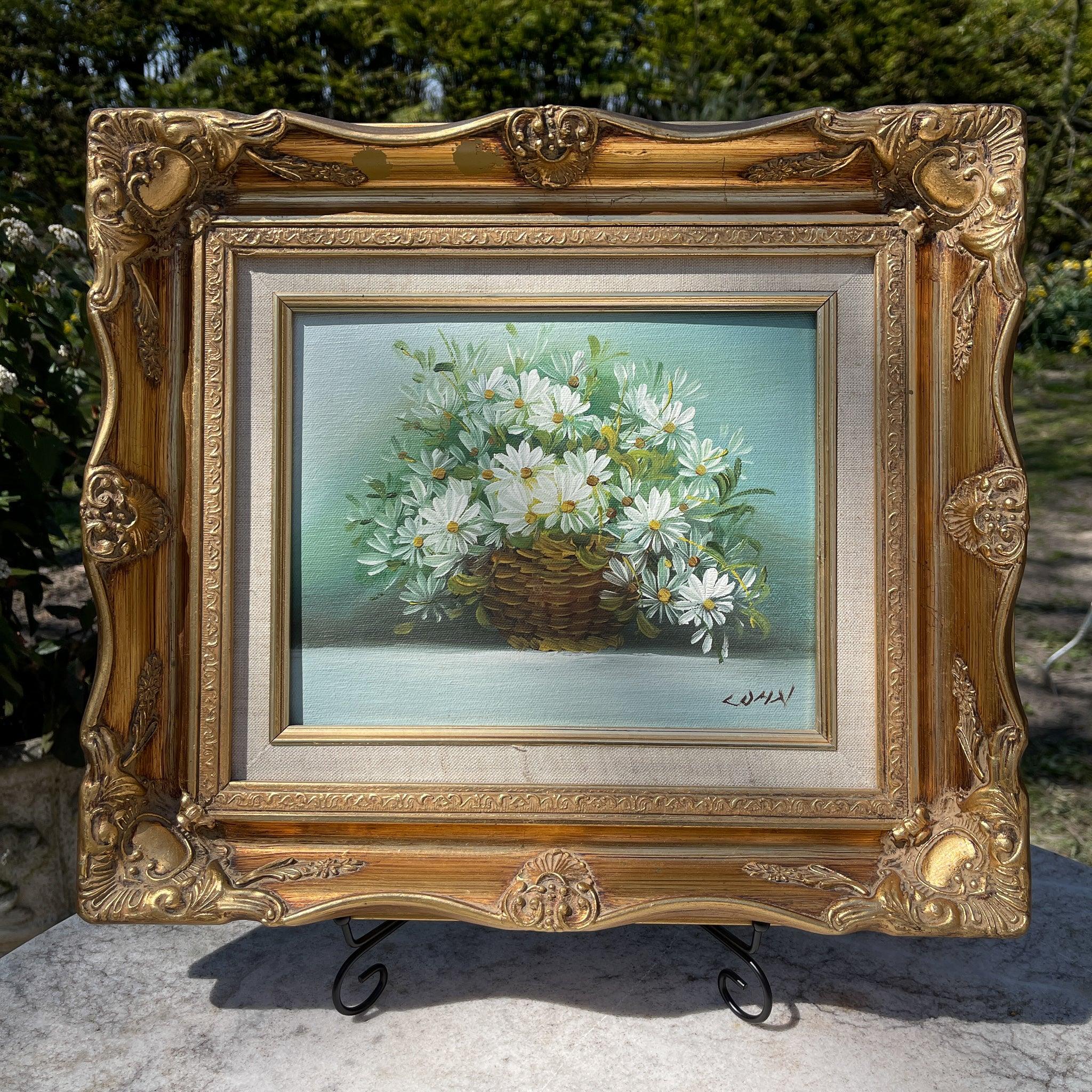 Stilleven olieverf schilderij met bloemen - The Collectionist