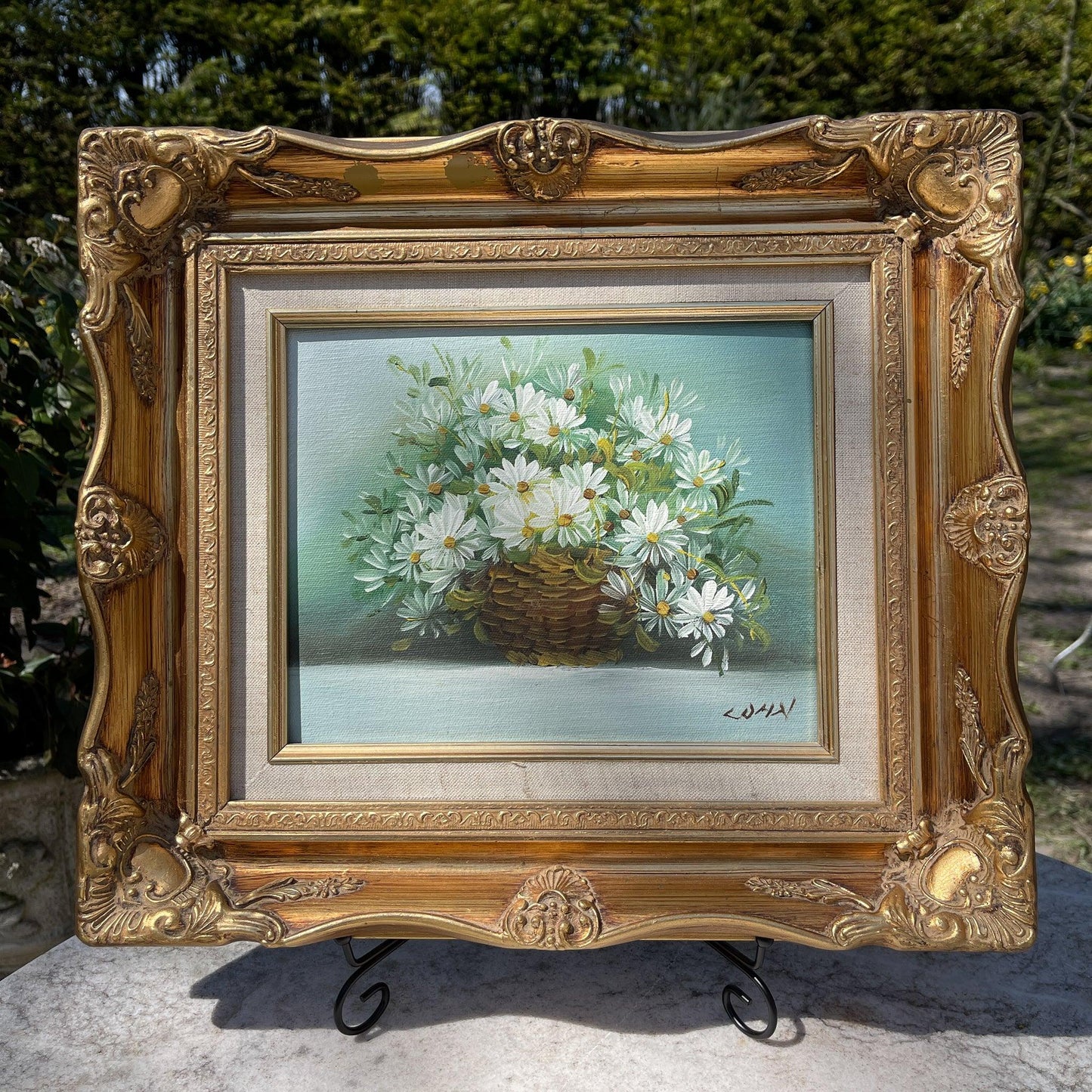 Stilleven olieverf schilderij met bloemen - Bamestra Curiosa