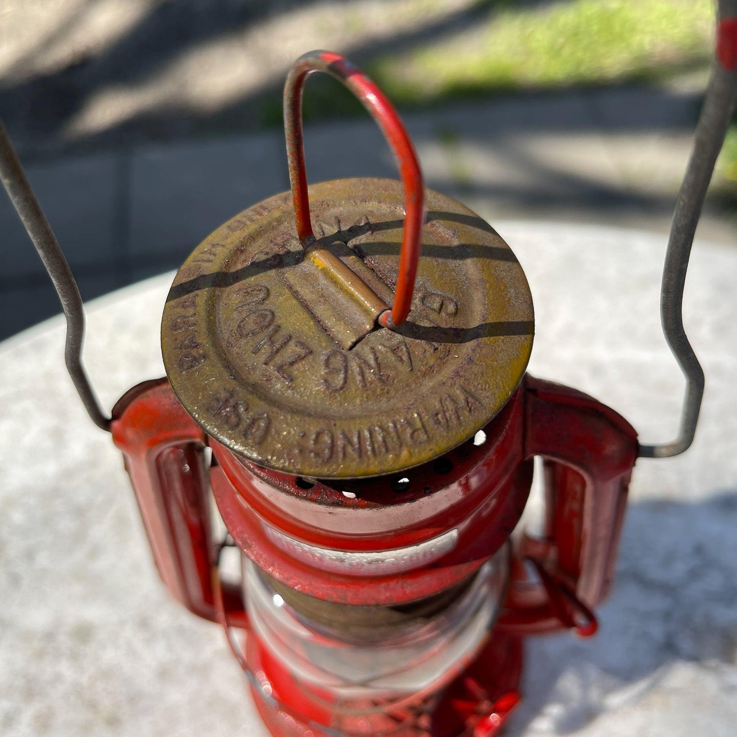 Stormlantaarn petroleum lamp Guangzhou HM103 - Bamestra Curiosa