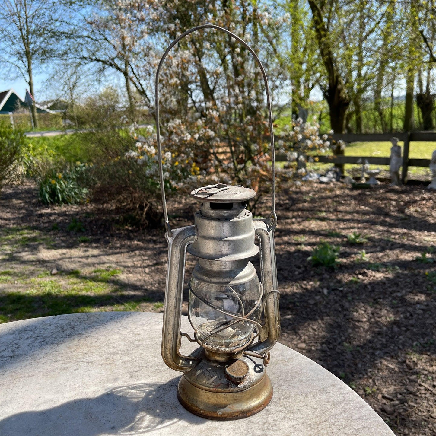 Stormlantaarn petroleum lamp Meva 863 - Bamestra Curiosa