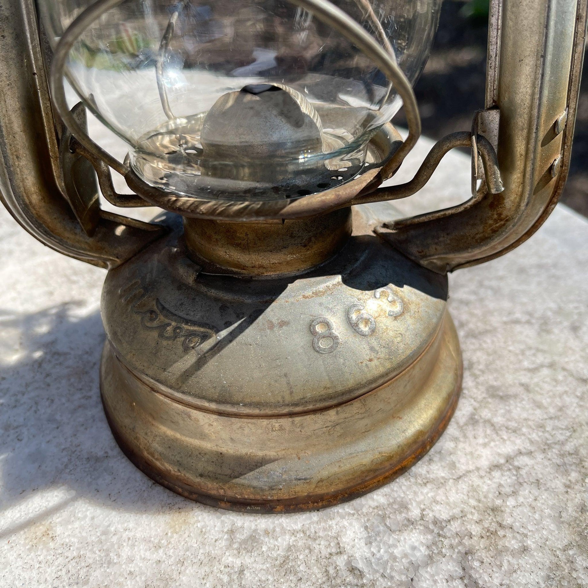 Stormlantaarn petroleum lamp Meva 863 - Bamestra Curiosa