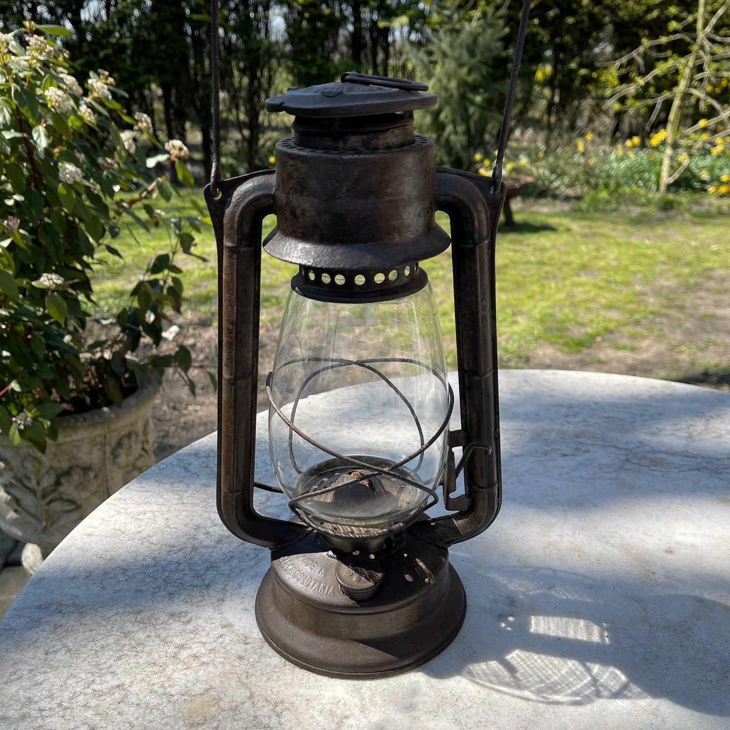 Stormlantaarn petroleum lamp Meva 865 - Bamestra Curiosa