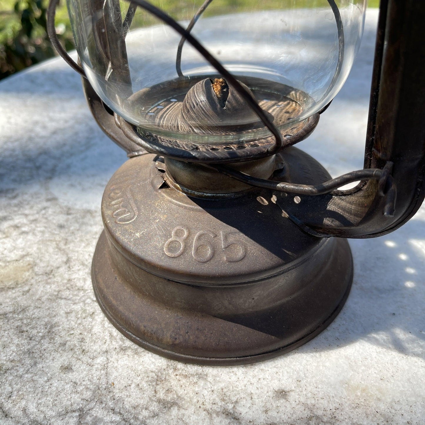 Stormlantaarn petroleum lamp Meva 865 - Bamestra Curiosa