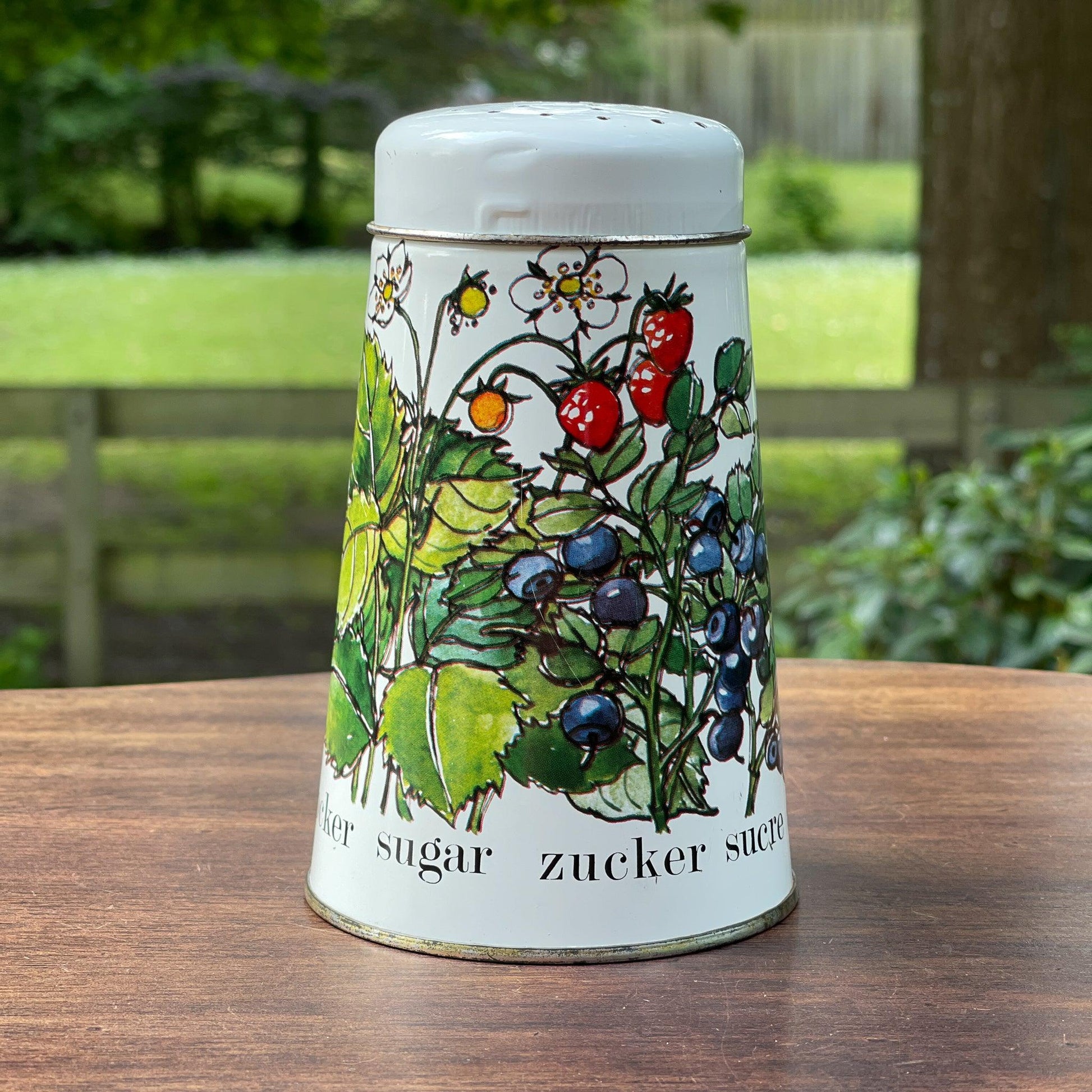 Suiker strooibus van Regency Ware - Bamestra Curiosa