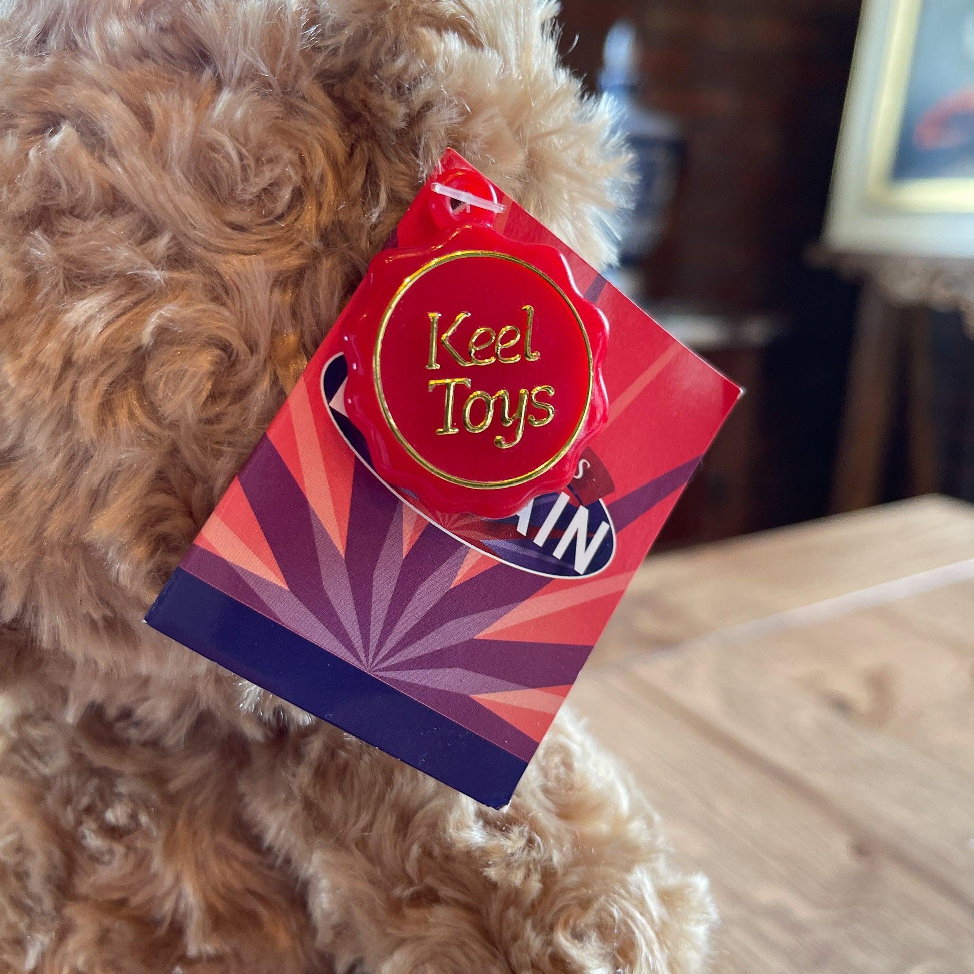 Teddybeer van Keel Toys - Bamestra Curiosa