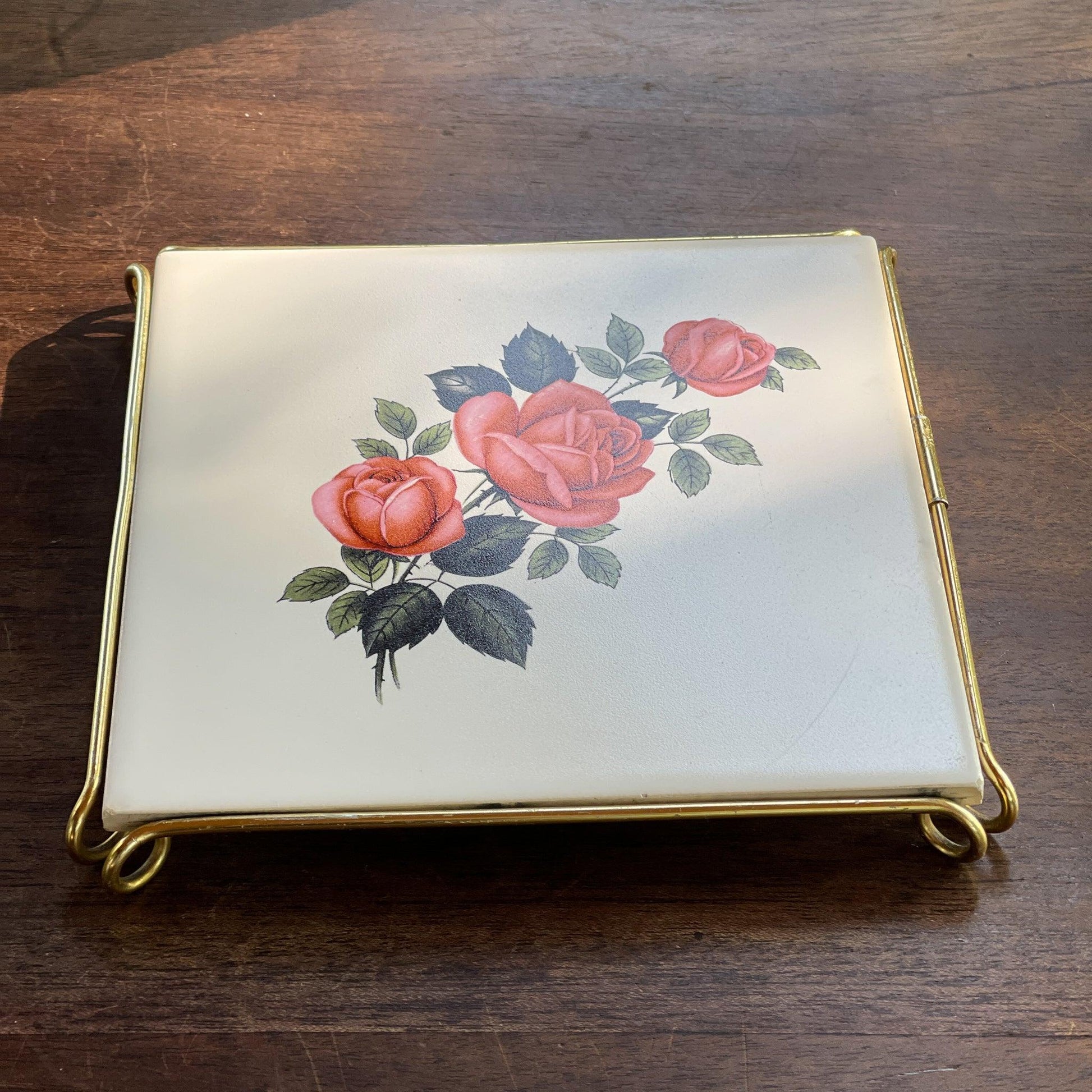 Tegel onderzetter met rozen Royal Sphinx - Bamestra Curiosa