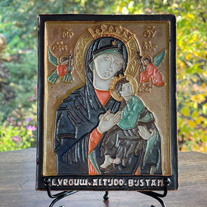 Tegelsche Keramiek Handwerk plaquette - Bamestra Curiosa