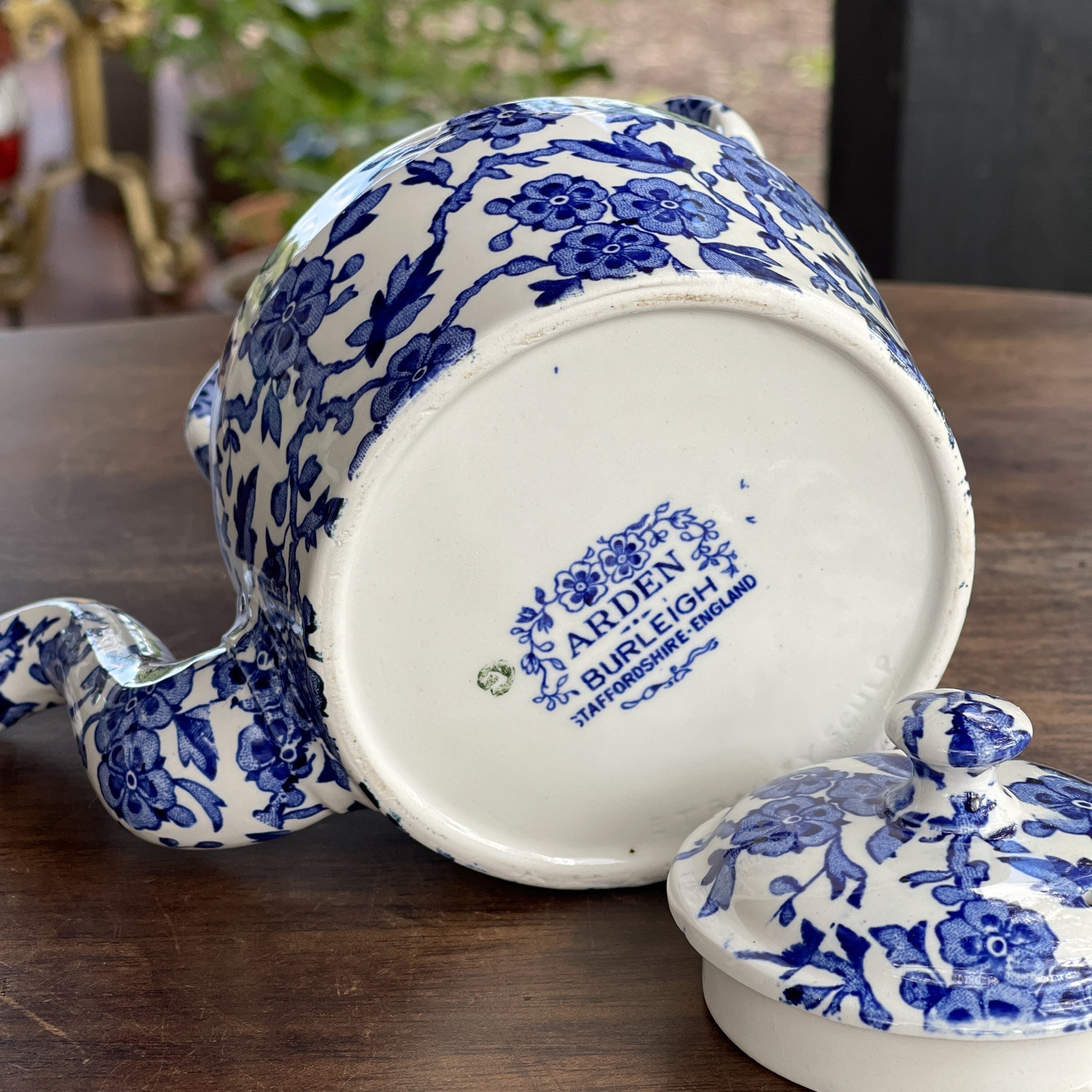 Theepot Blue Arden - Burleigh - The Collectionist