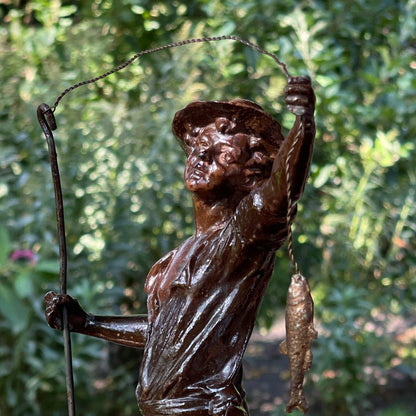 Twee beelden La Faucheuse & Le Pecheur - Bamestra Curiosa