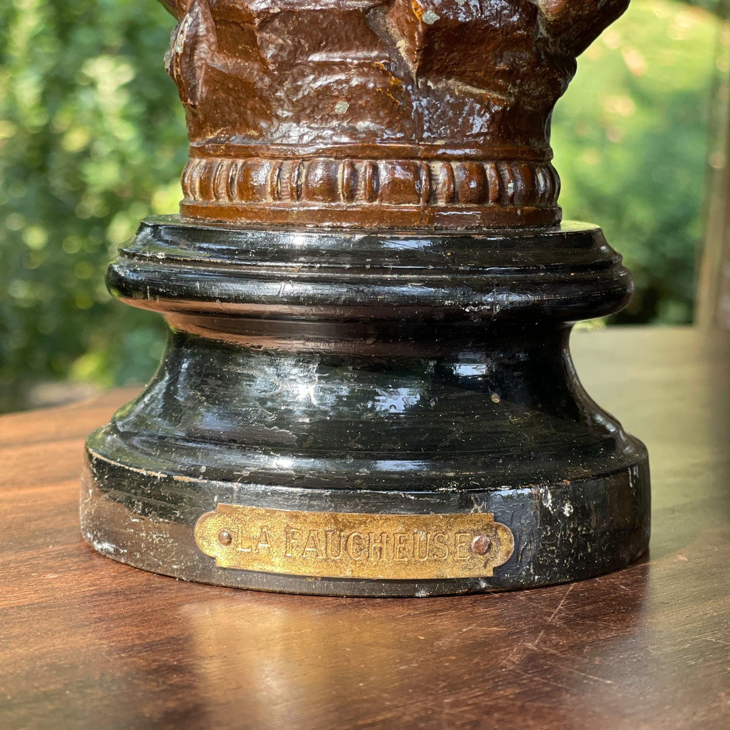 Twee beelden La Faucheuse & Le Pecheur - Bamestra Curiosa