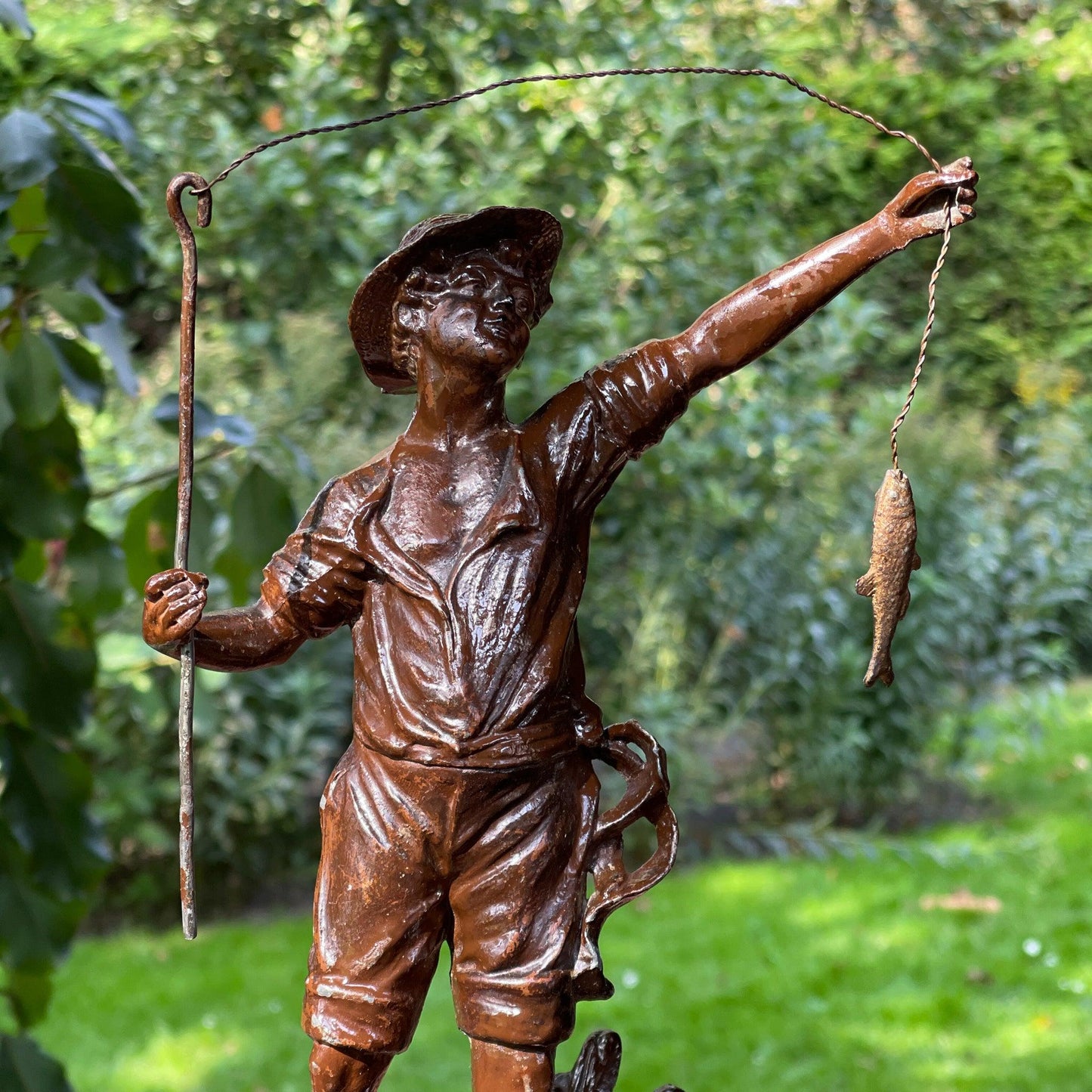 Twee beelden La Faucheuse & Le Pecheur - Bamestra Curiosa