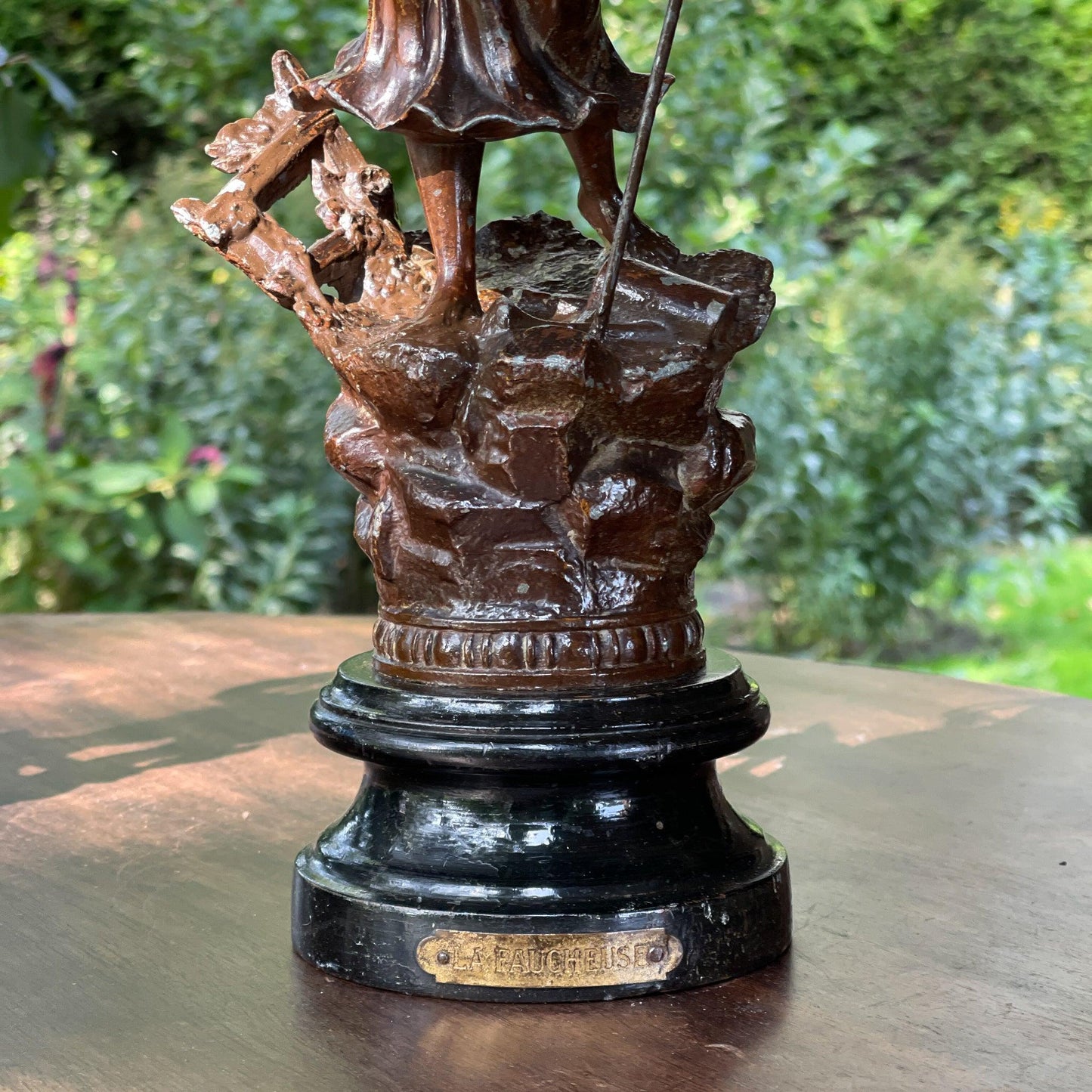 Twee beelden La Faucheuse & Le Pecheur - Bamestra Curiosa