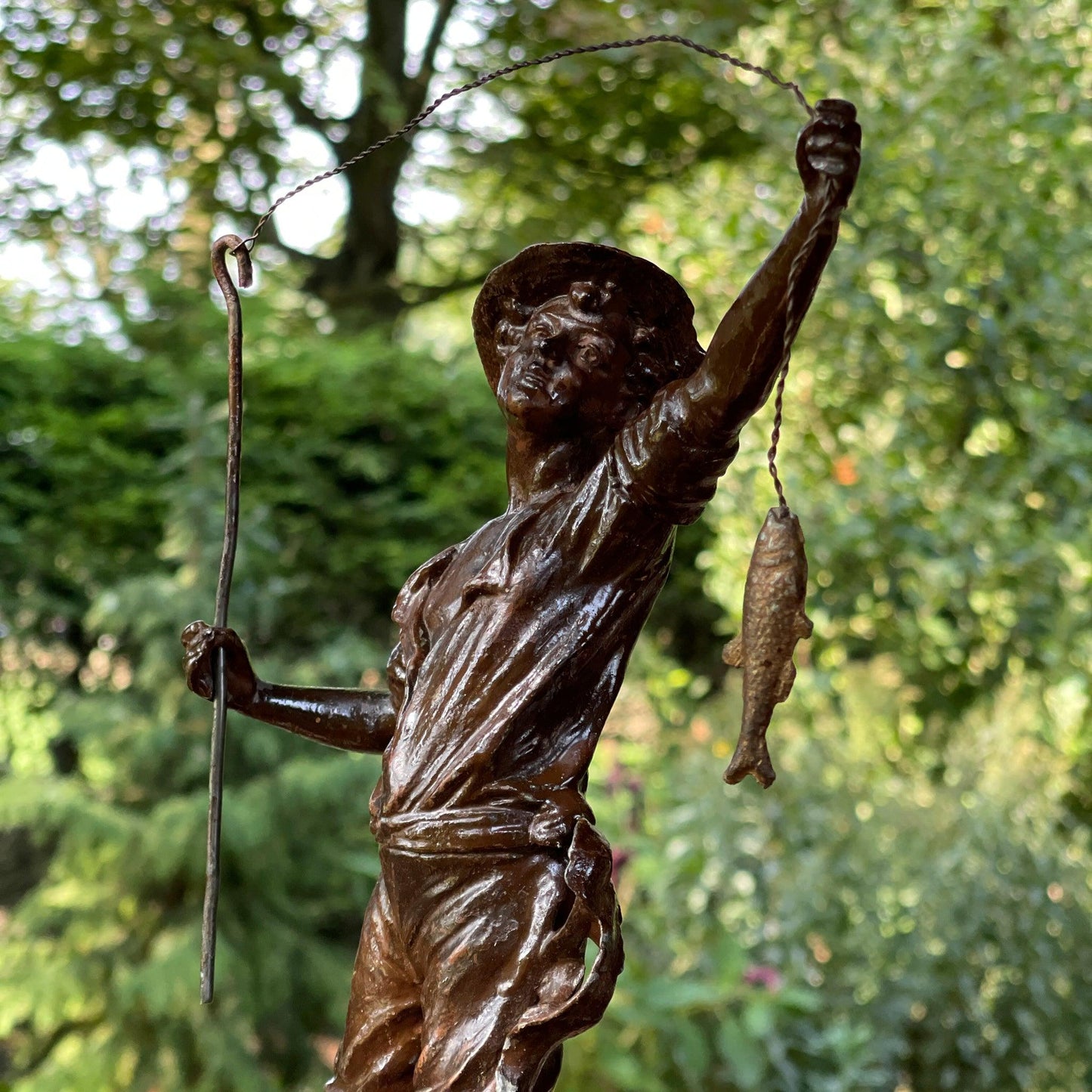 Twee beelden La Faucheuse & Le Pecheur - Bamestra Curiosa