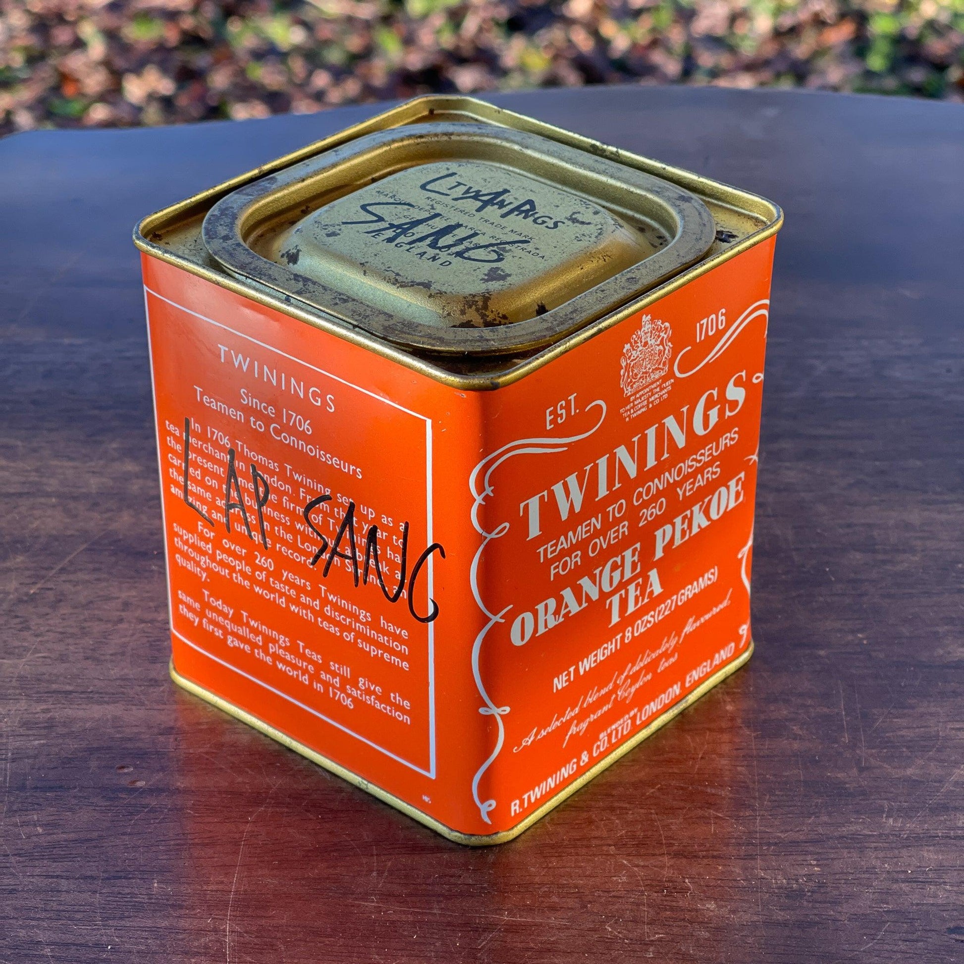 Twinings Orange Pekoe Tea Theeblik - Bamestra Curiosa