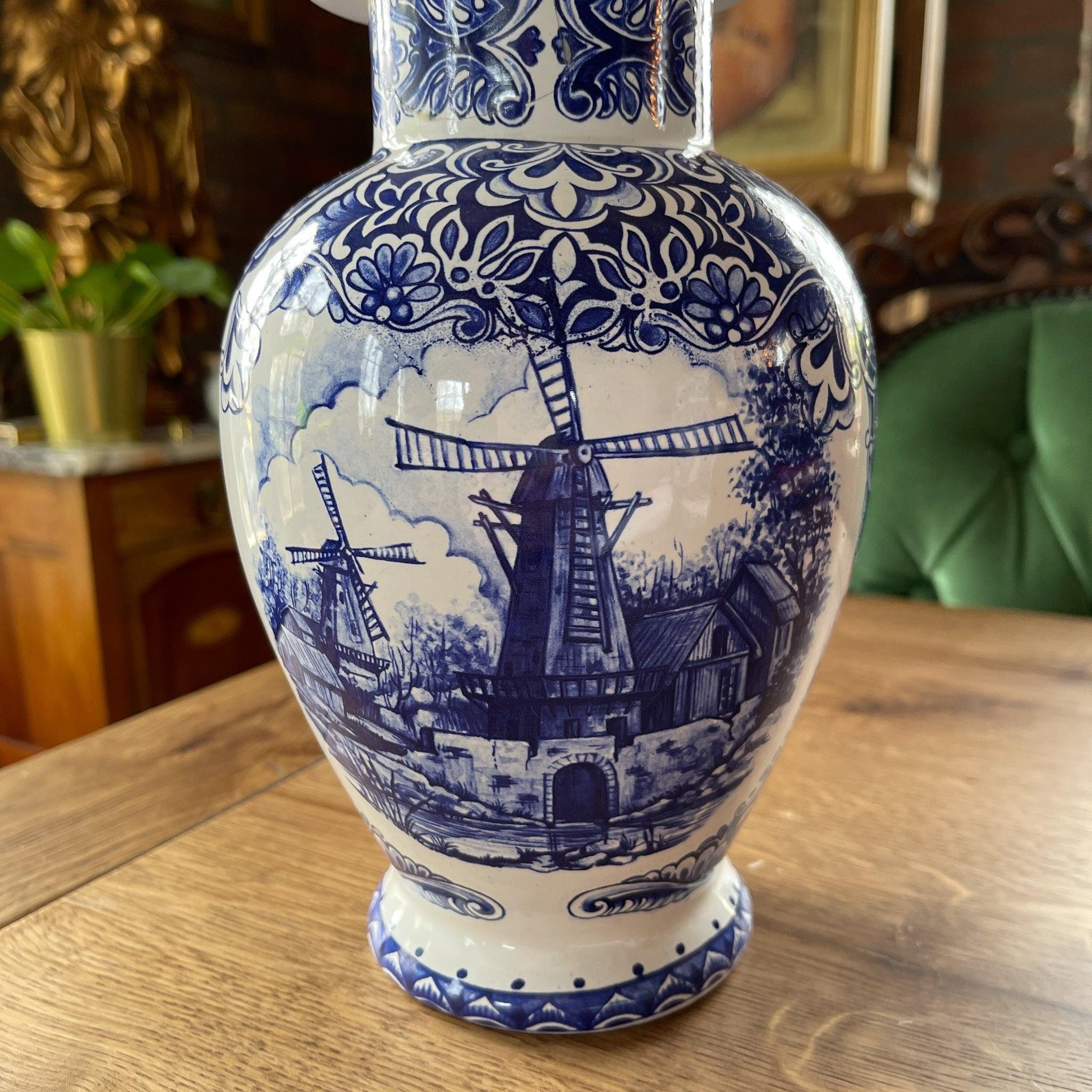Vaas met deksel Delfts Blauw - Bamestra Curiosa