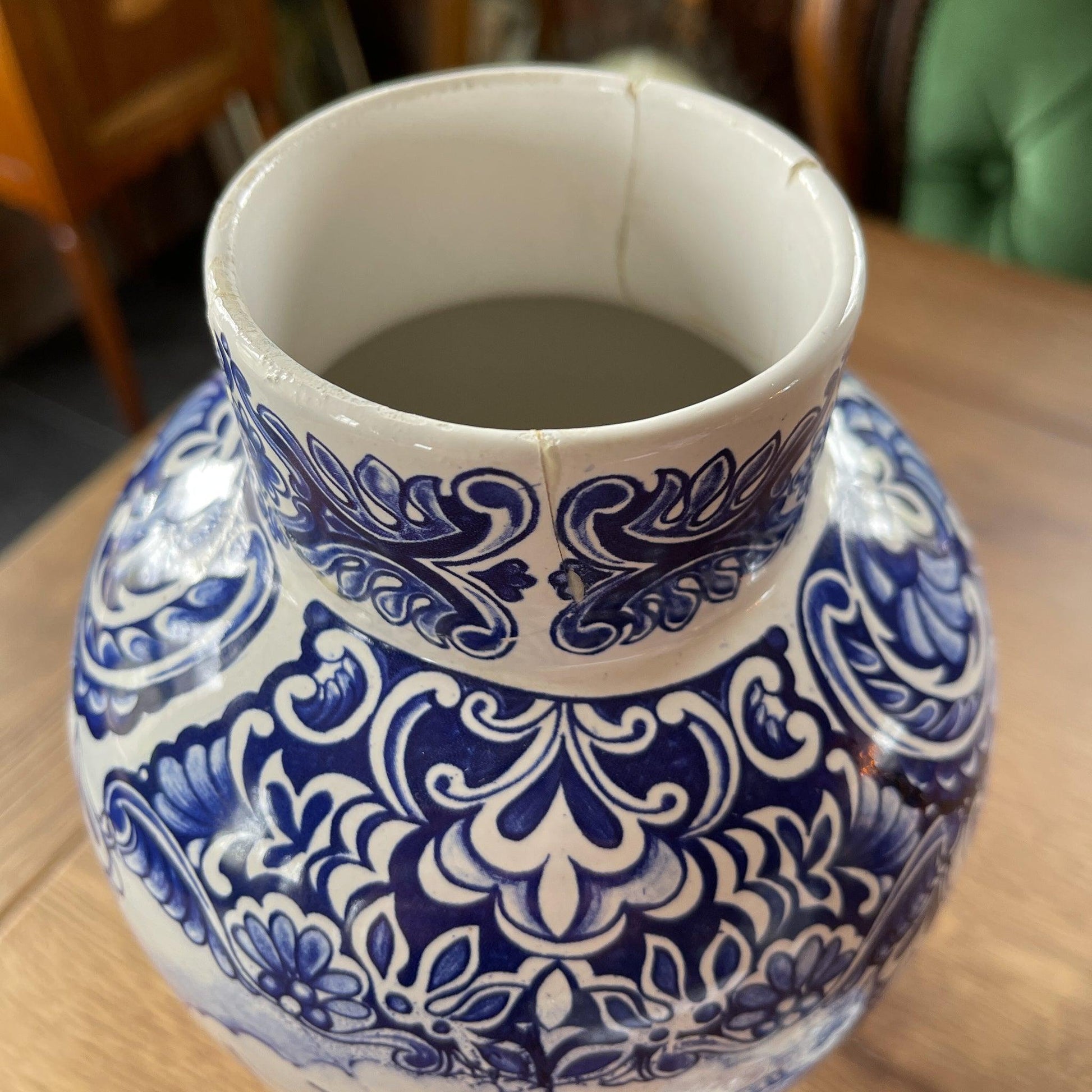 Vaas met deksel Delfts Blauw - Bamestra Curiosa