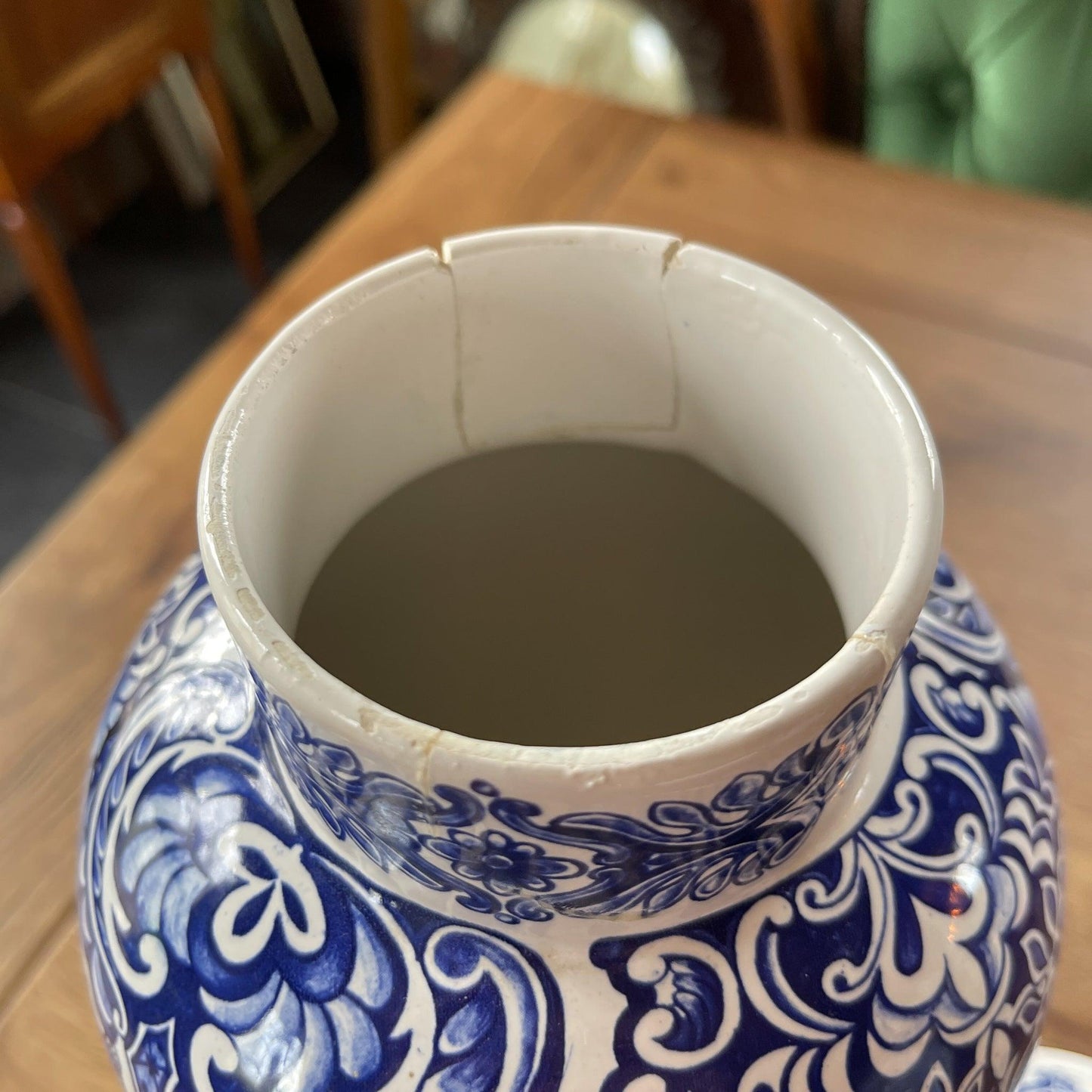 Vaas met deksel Delfts Blauw - Bamestra Curiosa