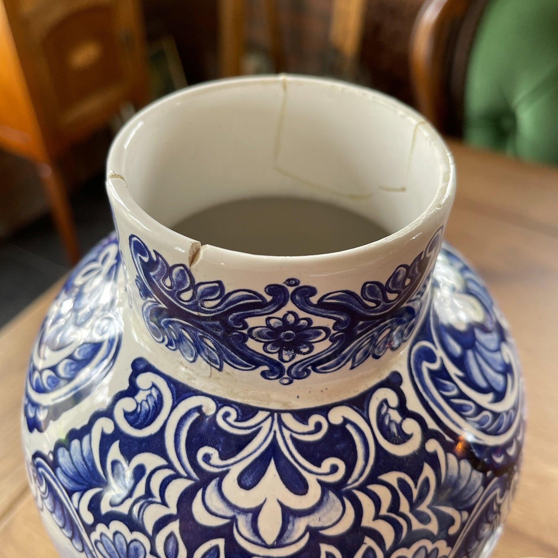 Vaas met deksel Delfts Blauw - Bamestra Curiosa