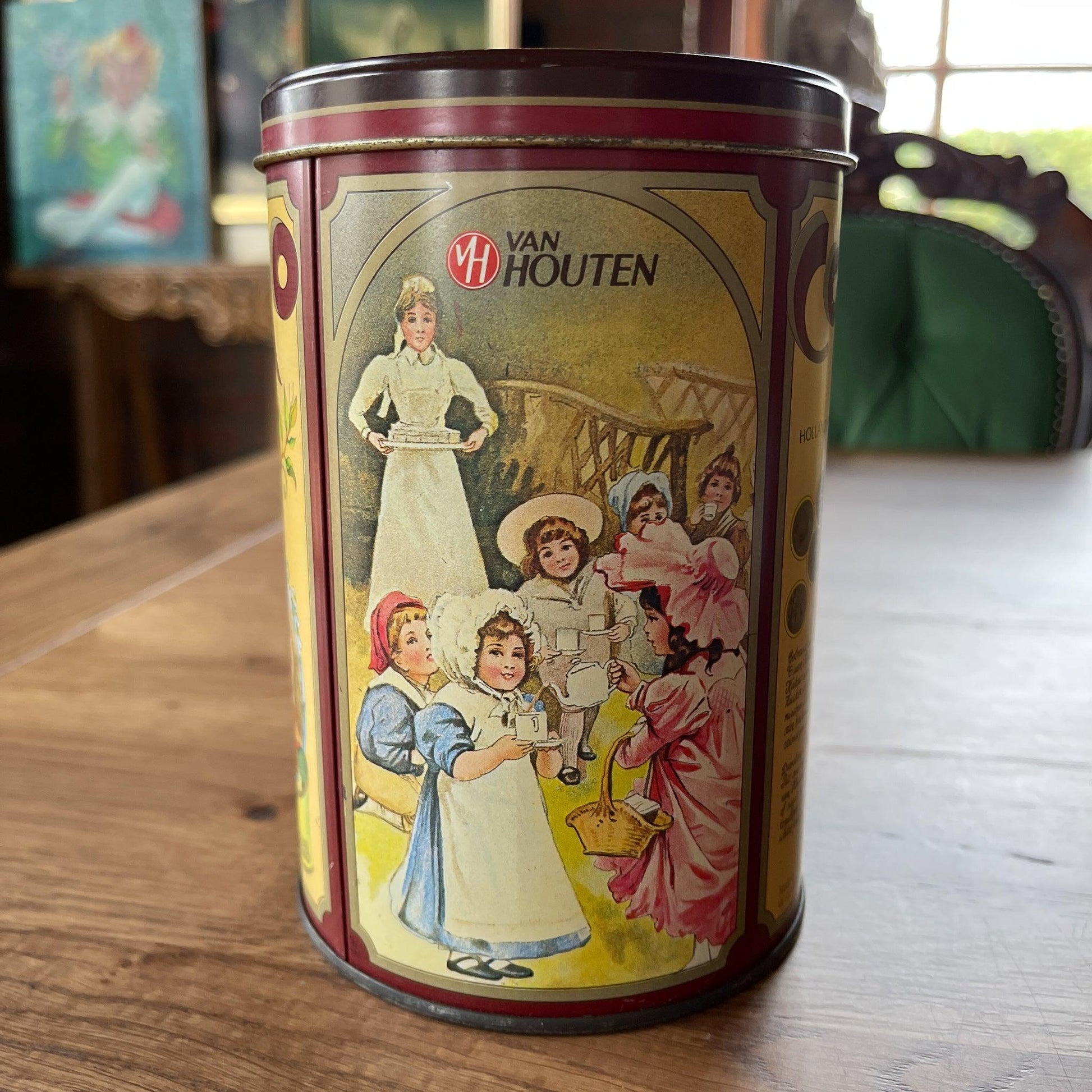 Van Houten Cacao blik - Bamestra Curiosa