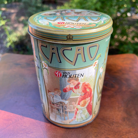 Van Houten's Cacao blik - Bamestra Curiosa