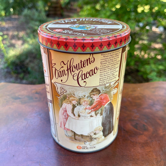 Van Houten's Cacao blik - Bamestra Curiosa