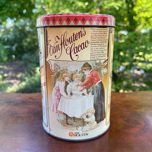 Van Houten's Cacao blik - Bamestra Curiosa
