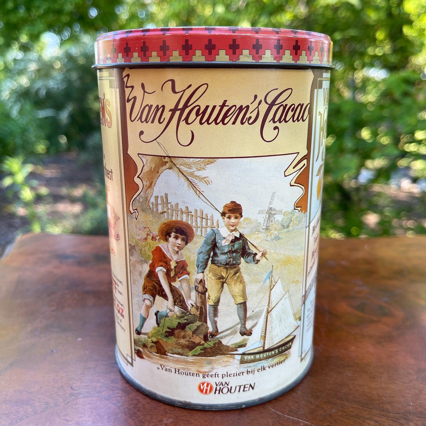 Van Houten's Cacao blik - Bamestra Curiosa