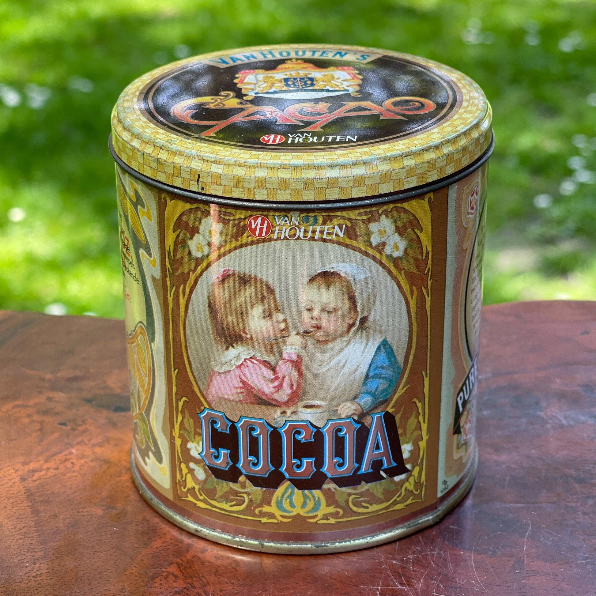 Van Houten's Cocoa blik (ongeopend) - Bamestra Curiosa