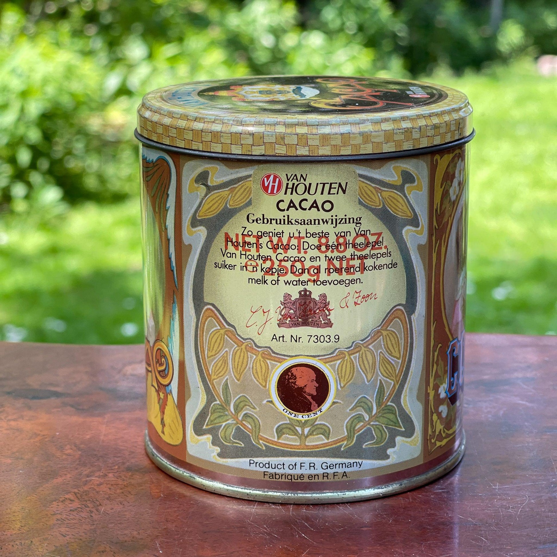 Van Houten's Cocoa blik (ongeopend) - Bamestra Curiosa