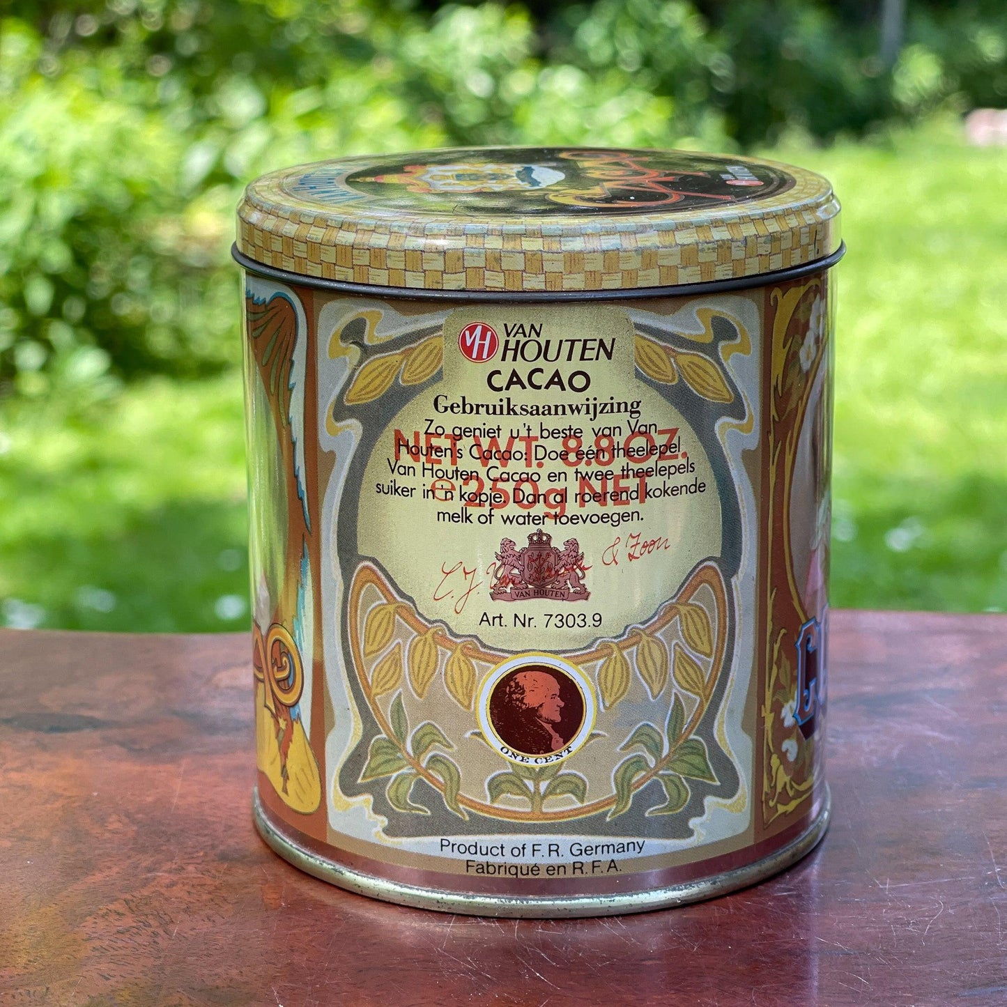 Van Houten's Cocoa blik (ongeopend) - Bamestra Curiosa