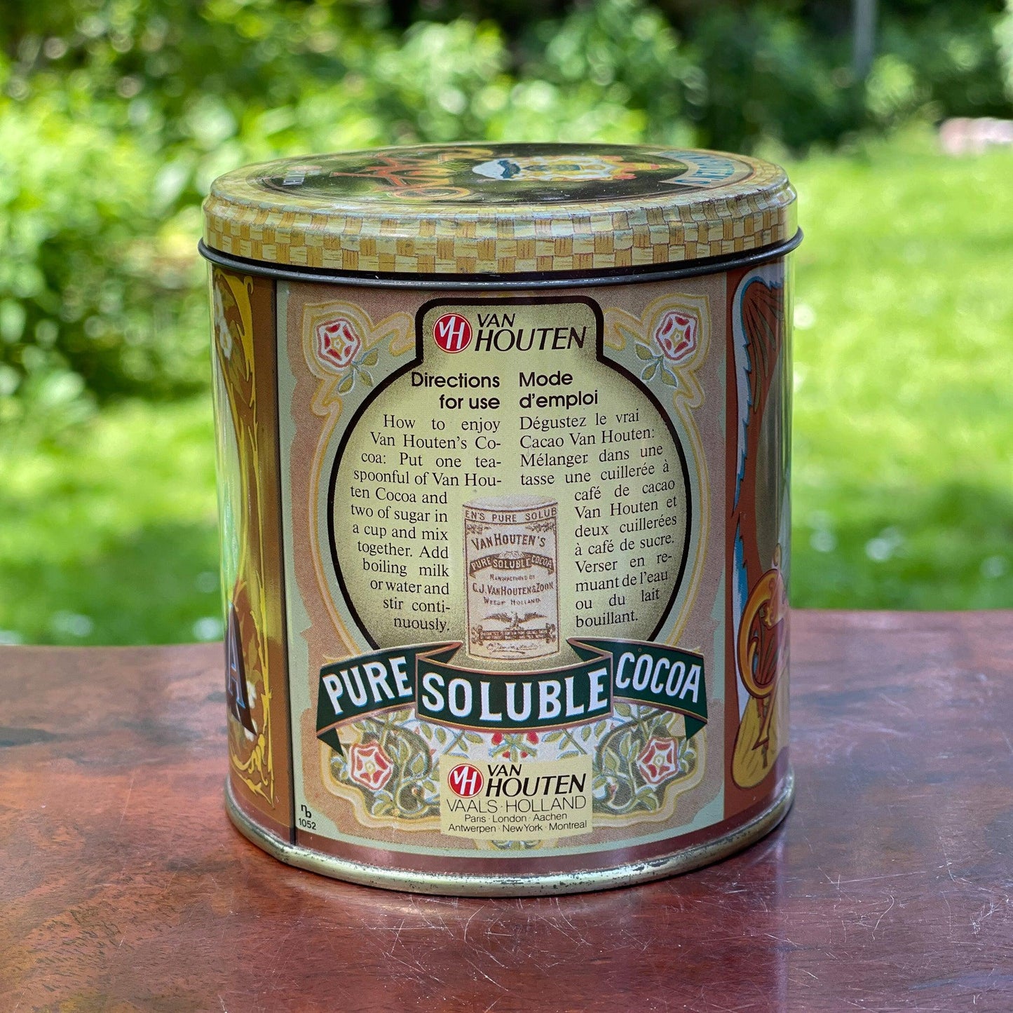 Van Houten's Cocoa blik (ongeopend) - Bamestra Curiosa