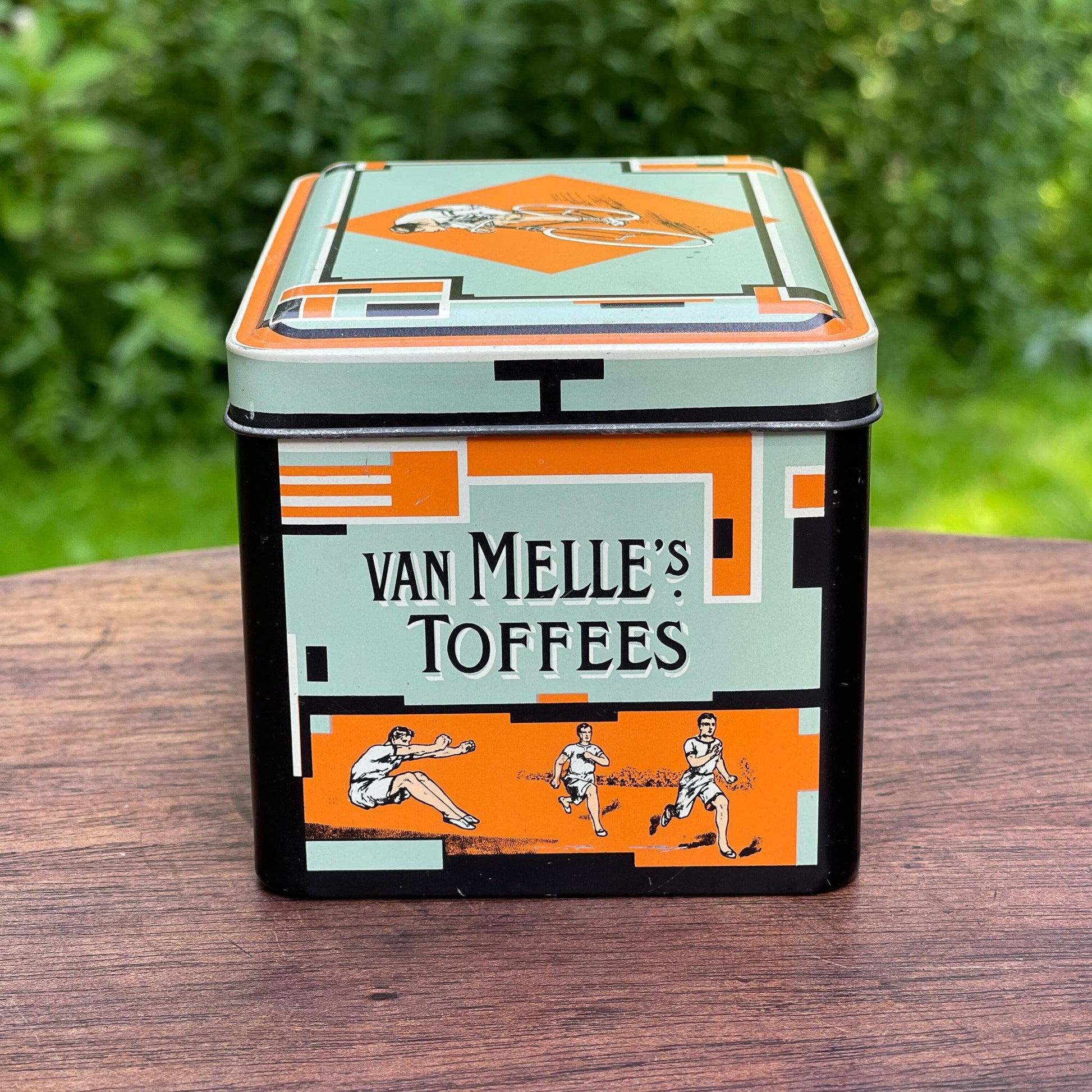 Van Melle's Olympische Spelen Toffee blik - Bamestra Curiosa