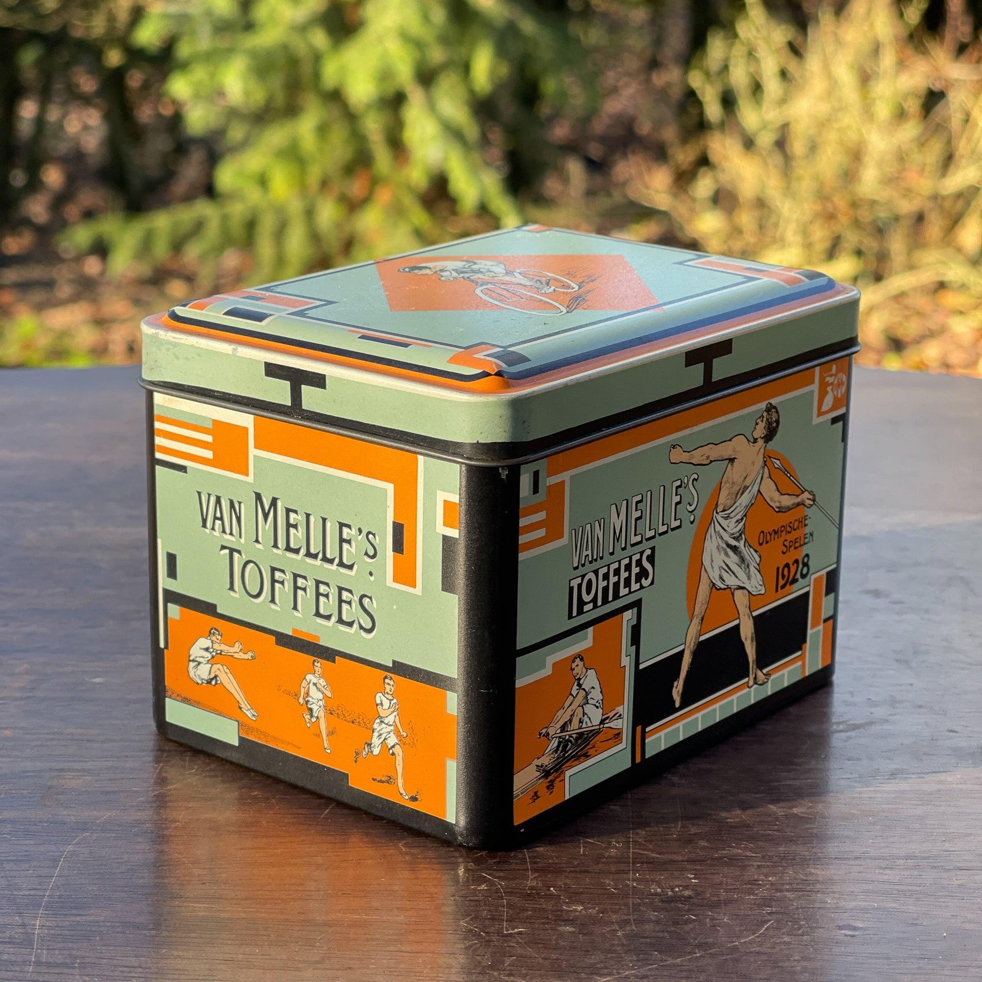 Van Melle's Olympische Spelen Toffee blik - The Collectionist