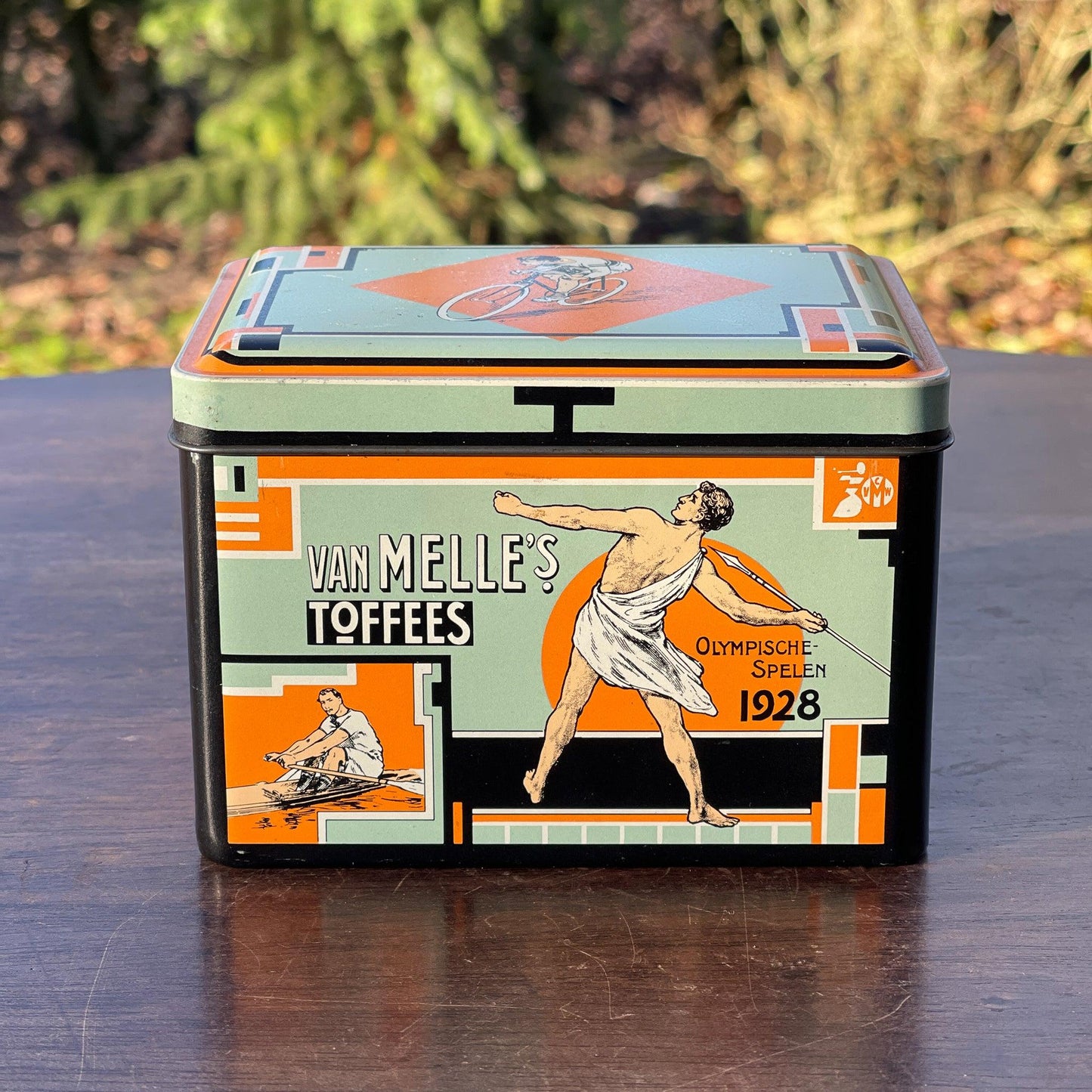 Van Melle's Olympische Spelen Toffee blik - The Collectionist