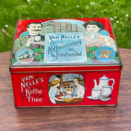 Van Nelle's Koffie / Thee blik - Bamestra Curiosa