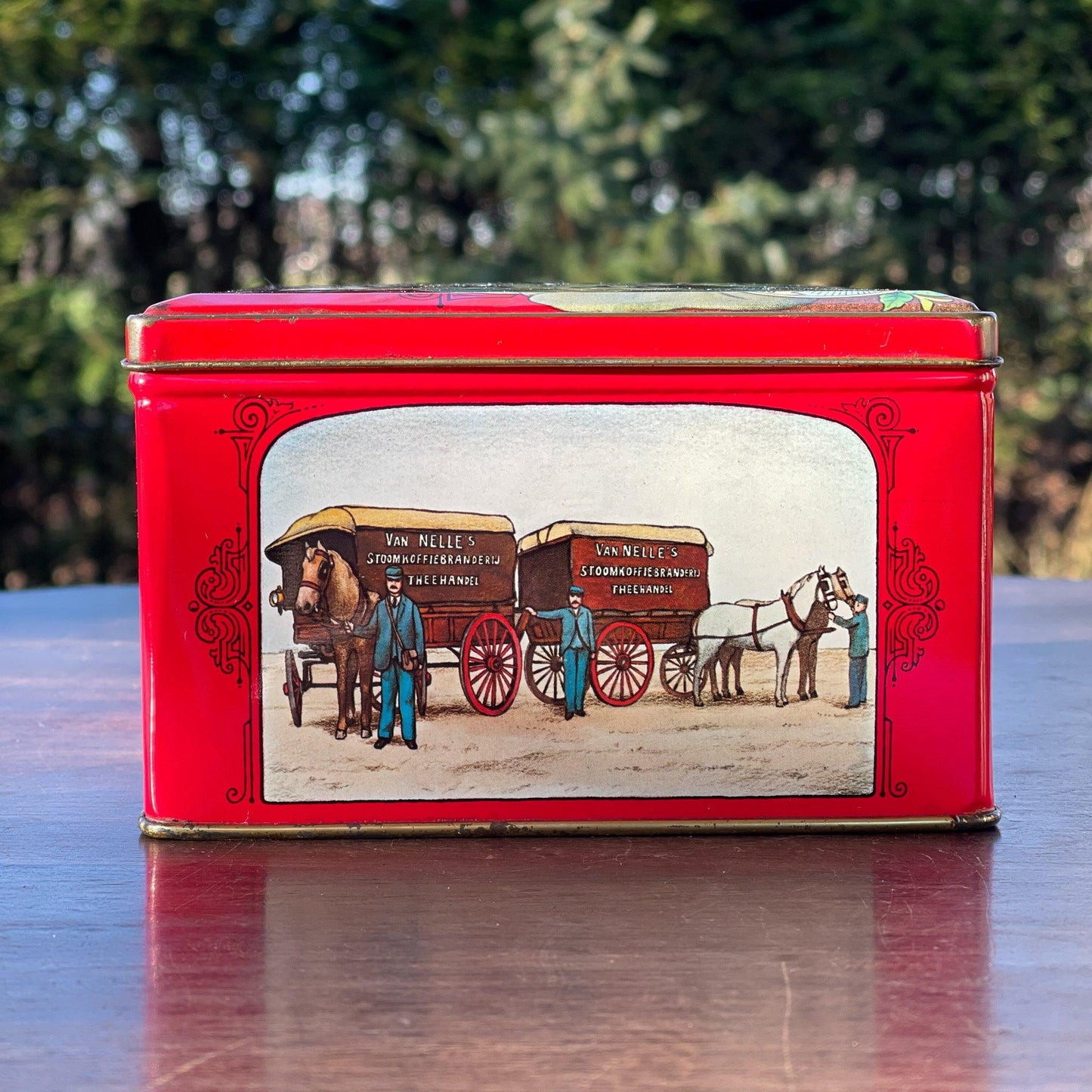 Van Nelle's Koffie / Thee blik - Bamestra Curiosa