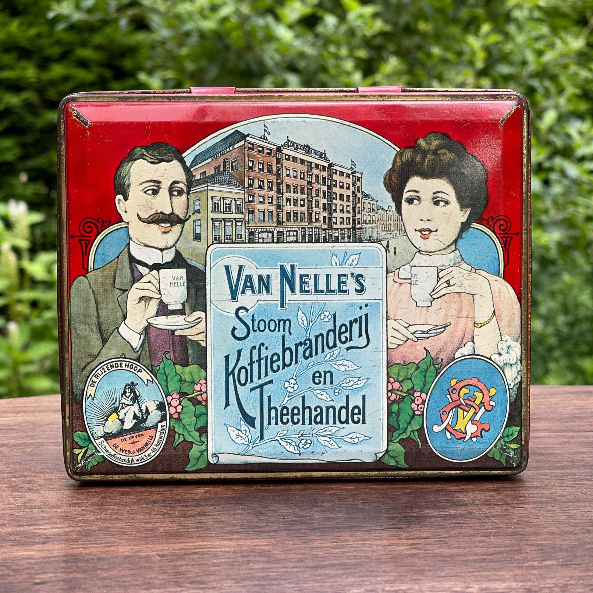 Van Nelle's Koffie / Thee blik - Bamestra Curiosa