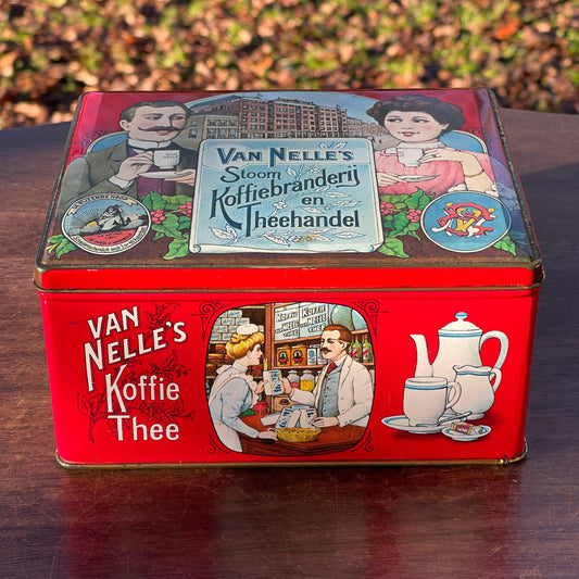 Van Nelle's Koffie / Thee blik - Bamestra Curiosa