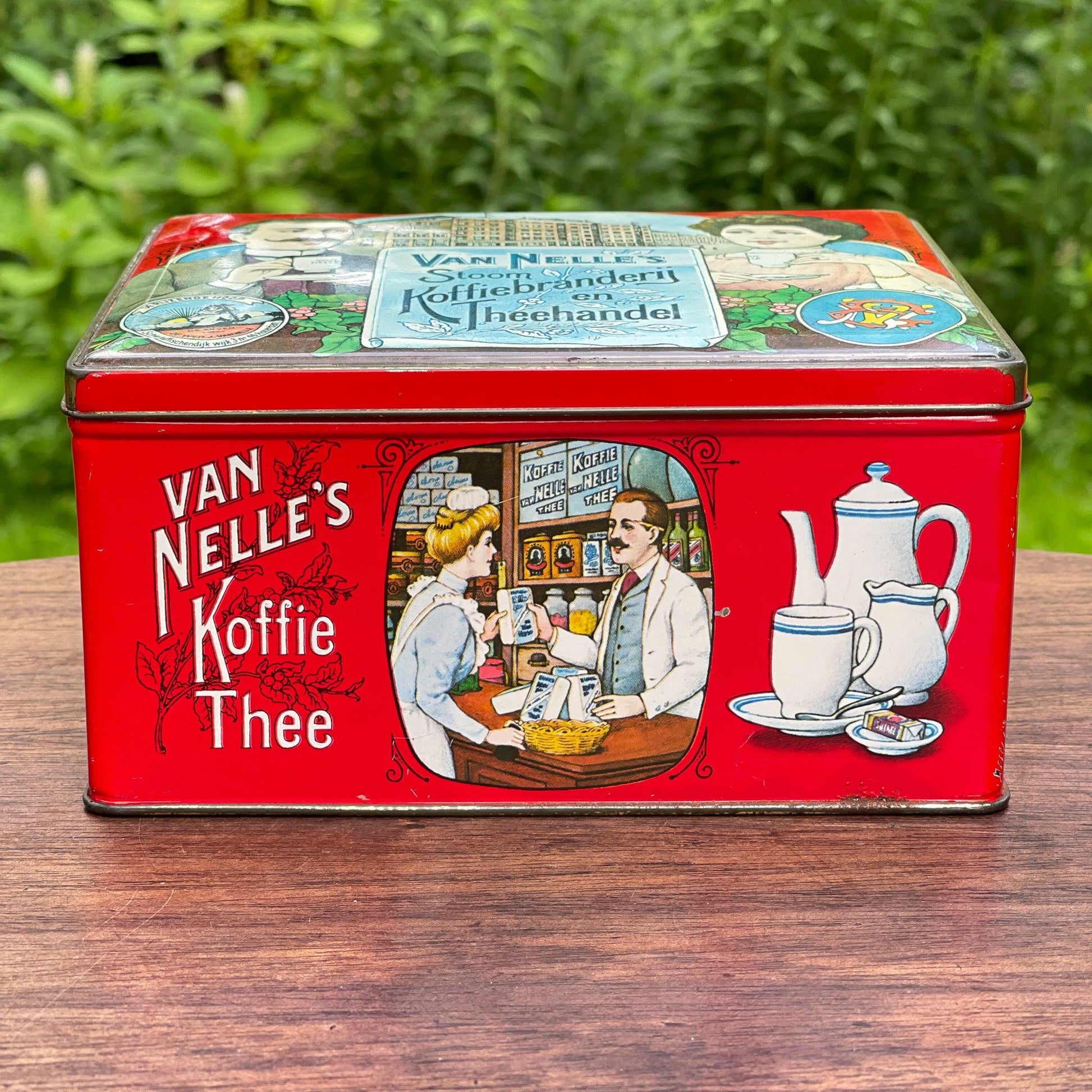 Van Nelle's Koffie / Thee blik - Bamestra Curiosa