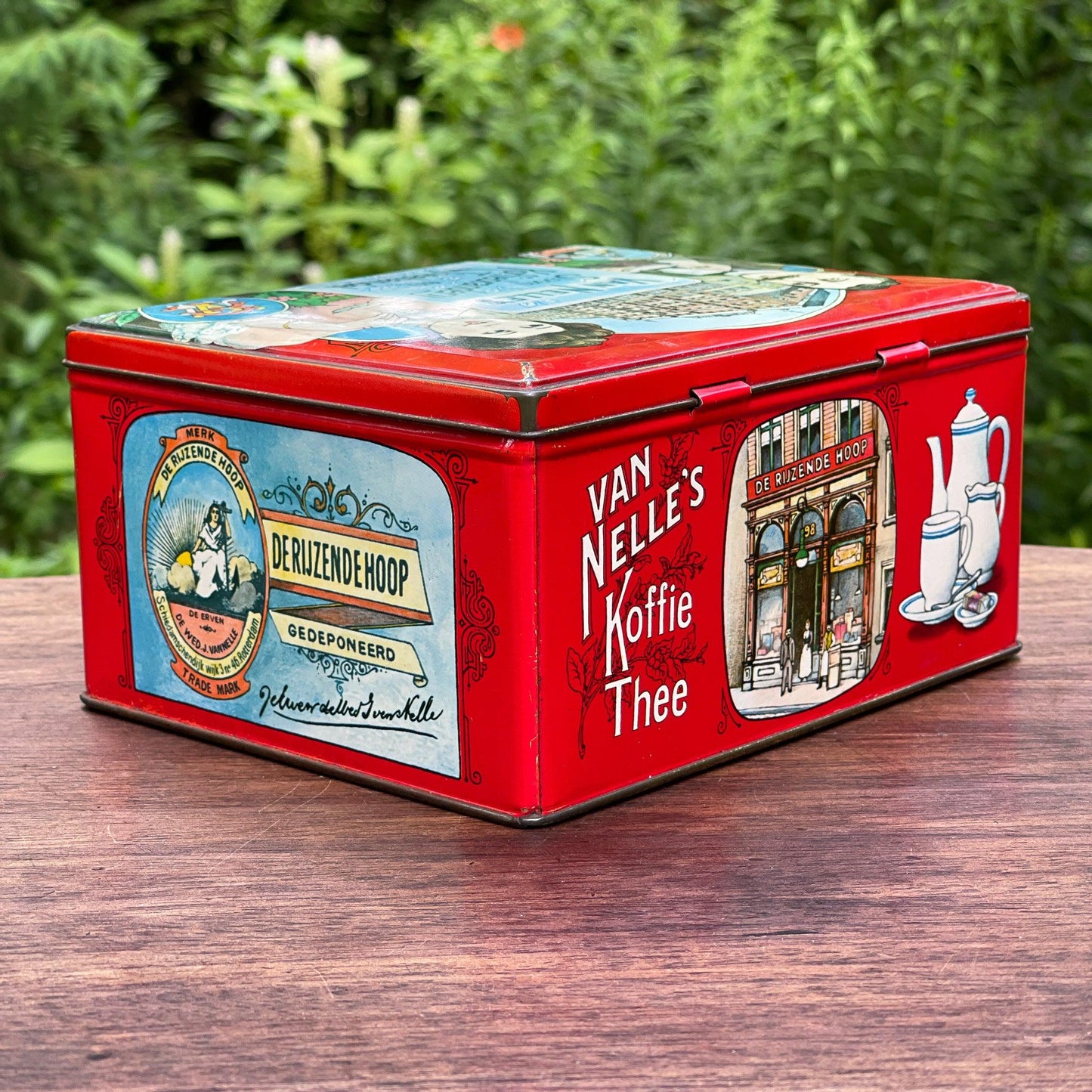 Van Nelle's Koffie / Thee blik - Bamestra Curiosa