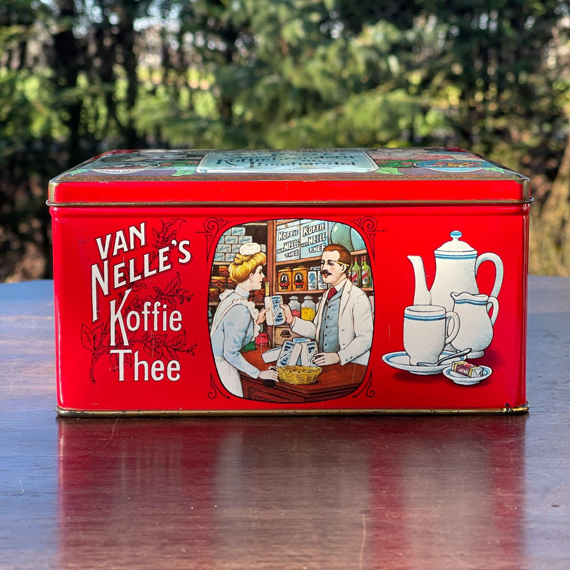 Van Nelle's Koffie / Thee blik - Bamestra Curiosa