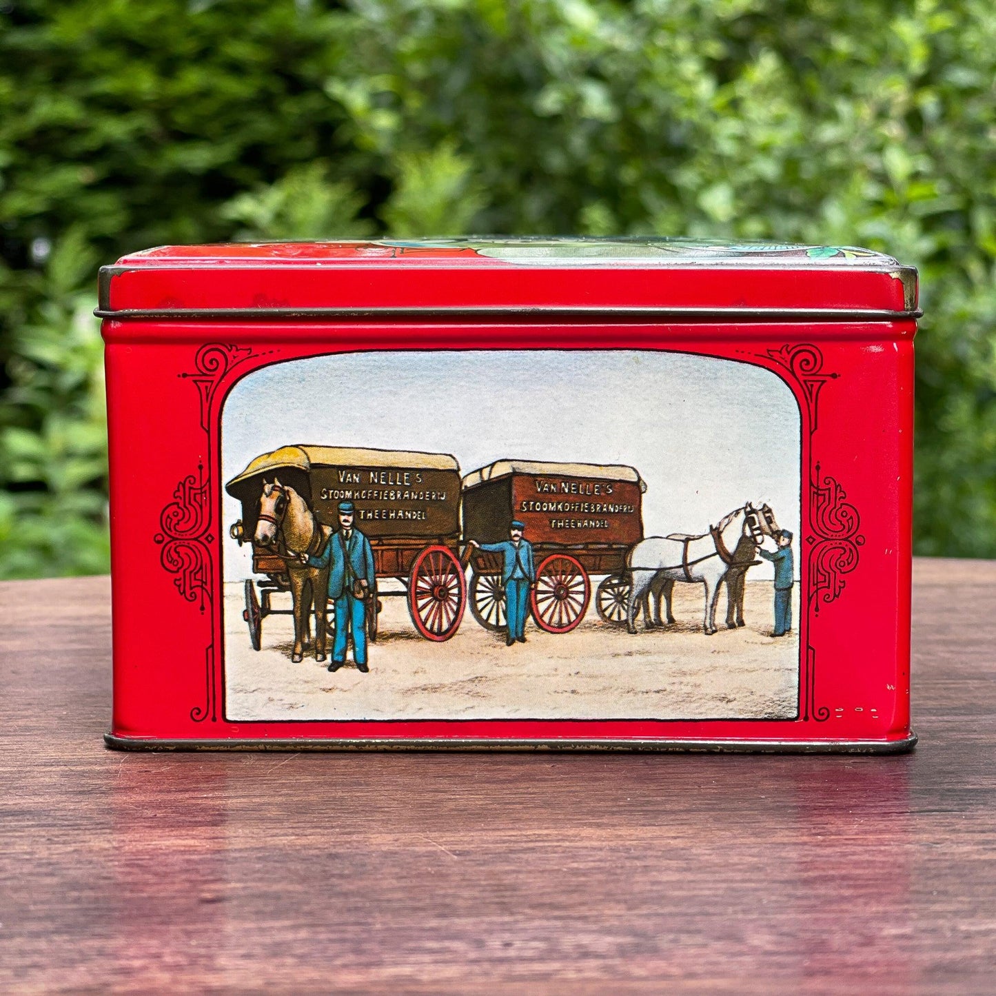 Van Nelle's Koffie / Thee blik - Bamestra Curiosa