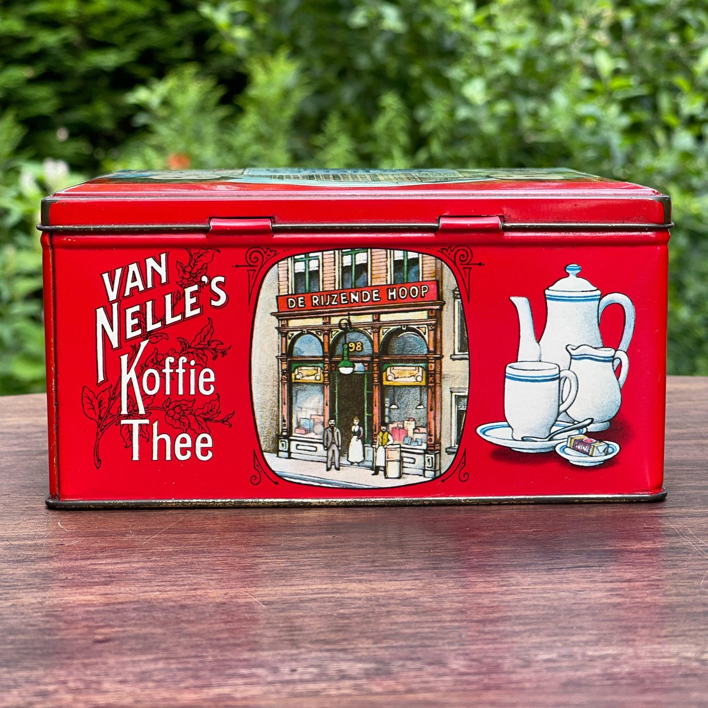 Van Nelle's Koffie / Thee blik - Bamestra Curiosa