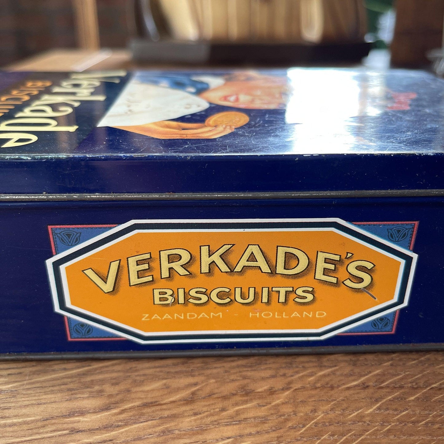 Verkade koekblik met meisje - Bamestra Curiosa