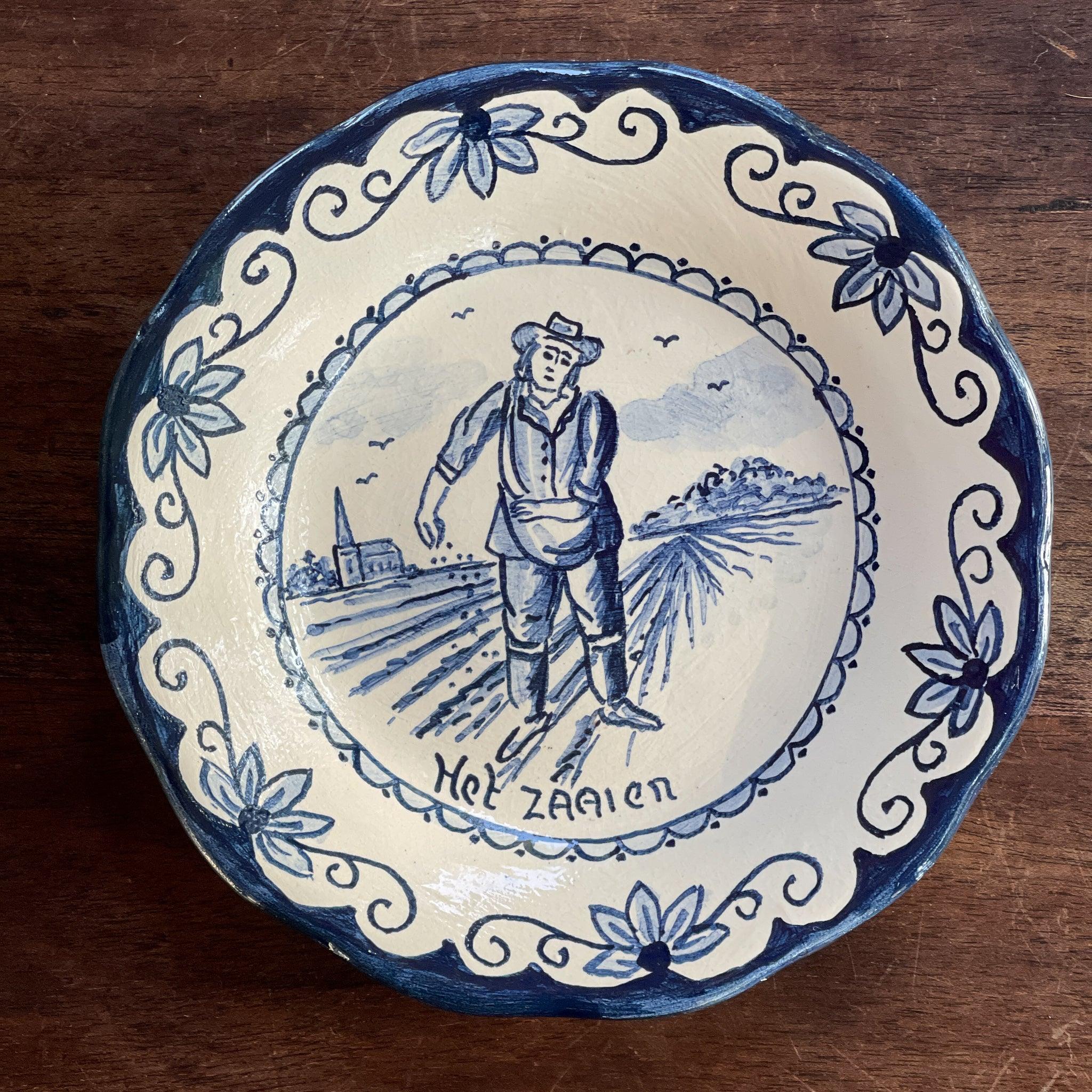 Vier antieke Oud Hollandse wandborden - The Collectionist