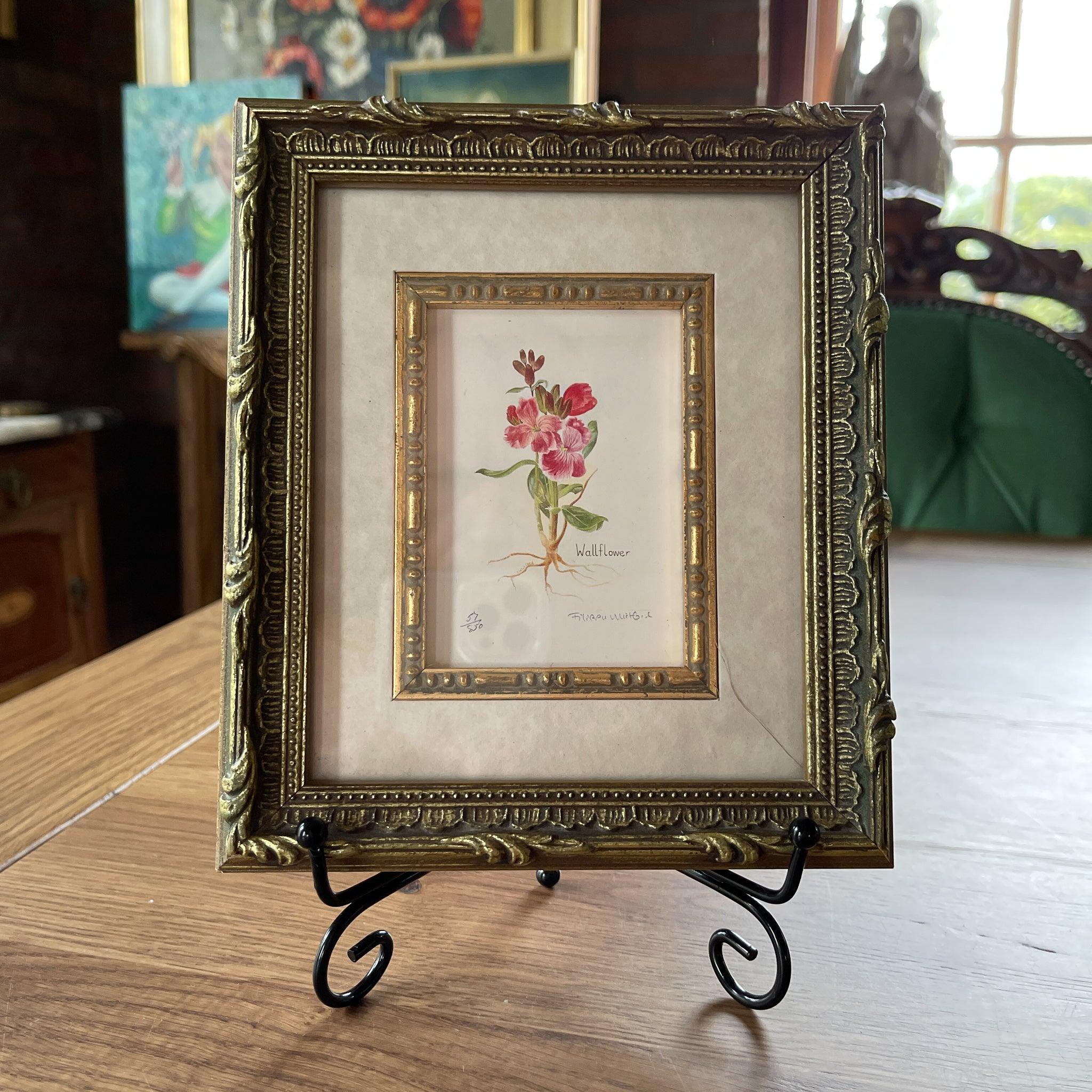 Vier schilderijtjes Botanical Florals (Filippa Whitford) - The Collectionist