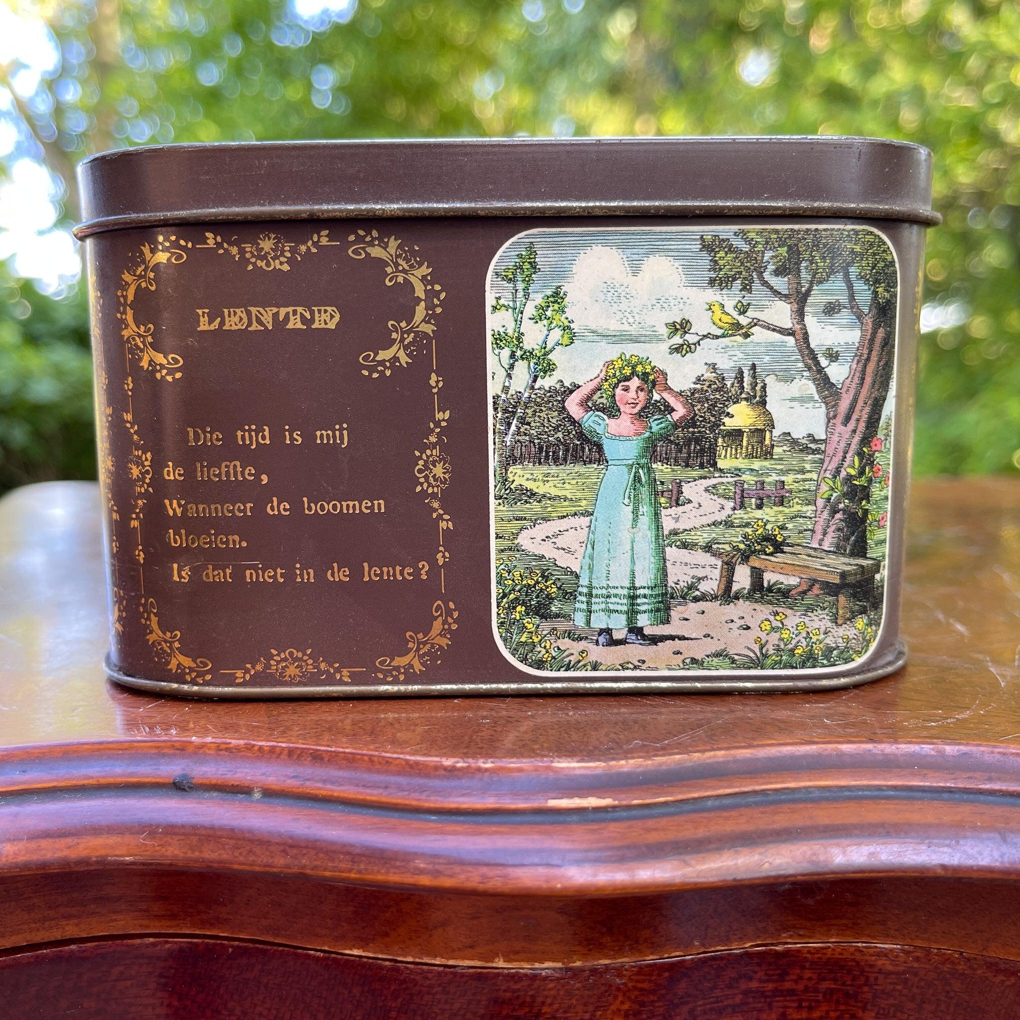 Vintage Albert Heijn blik Eene vertelling van Dorisje - The Collectionist