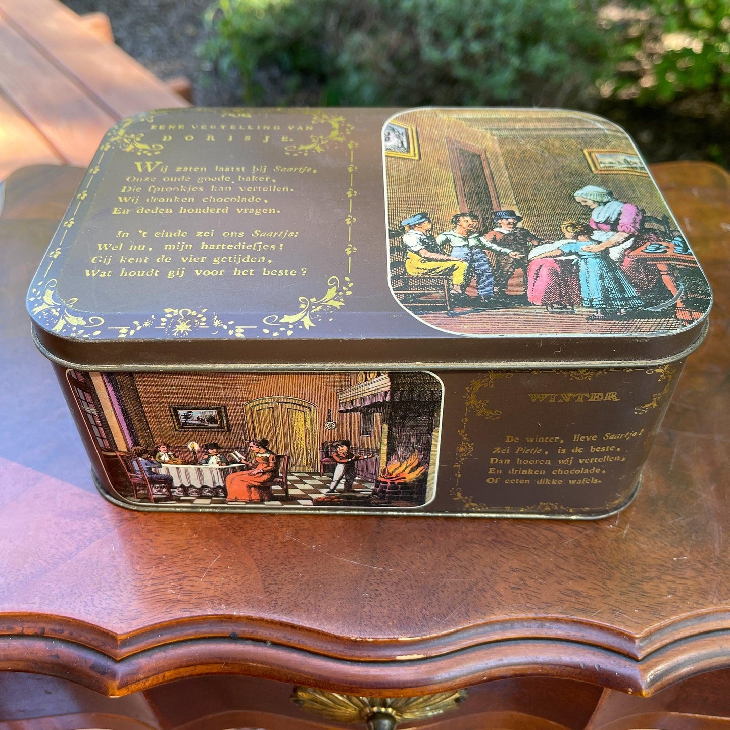 Vintage Albert Heijn blik Eene vertelling van Dorisje - Bamestra Curiosa